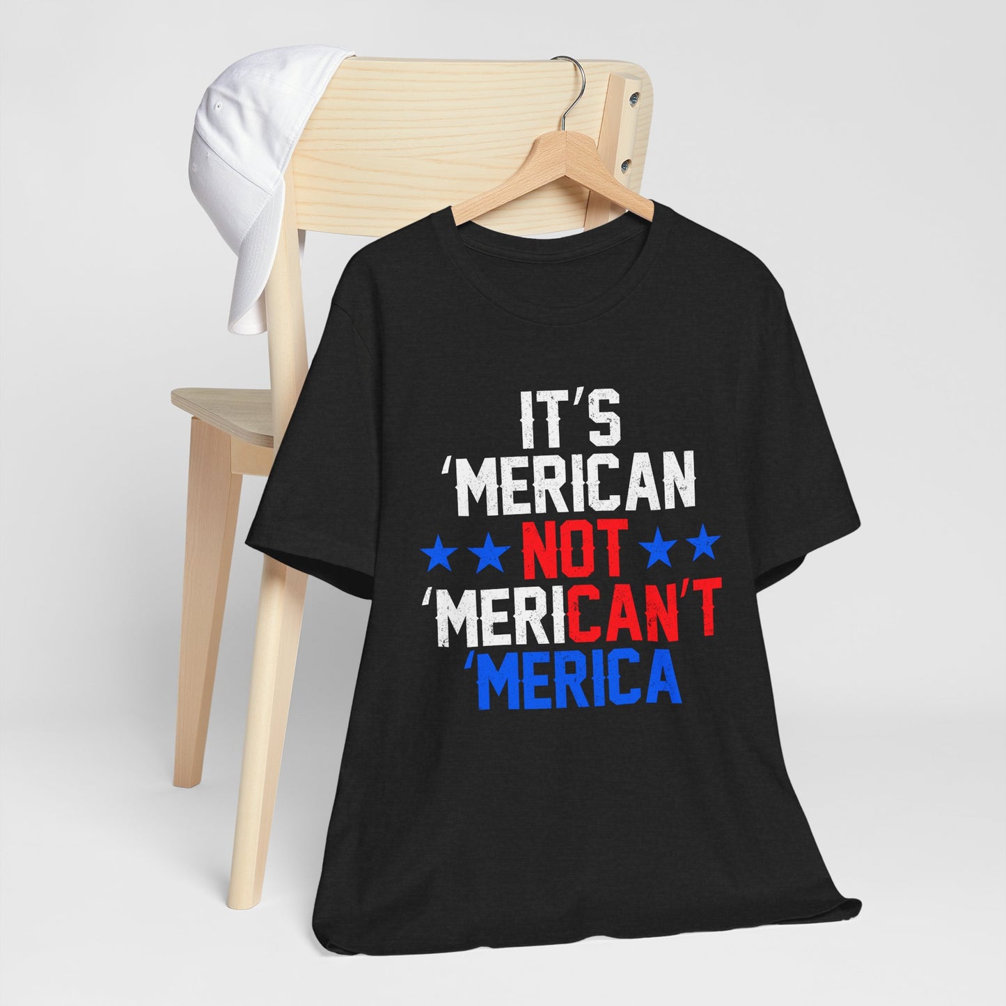 Patriotic Humor Tee, American Pride Shirt, Fun Casual Wear, Gift for Independence Day, Stylish Comfy T-Shirt - 13493