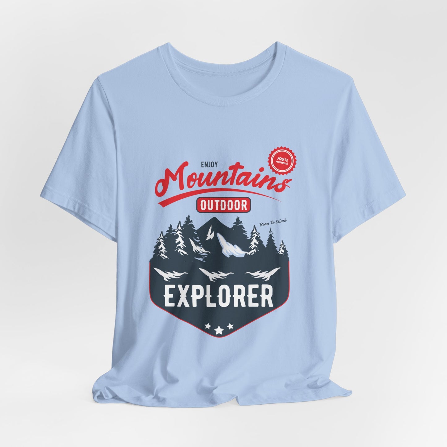 Enjoy Mountains, Outdoor Explorer - Unisex Jersey Short Sleeve Tee