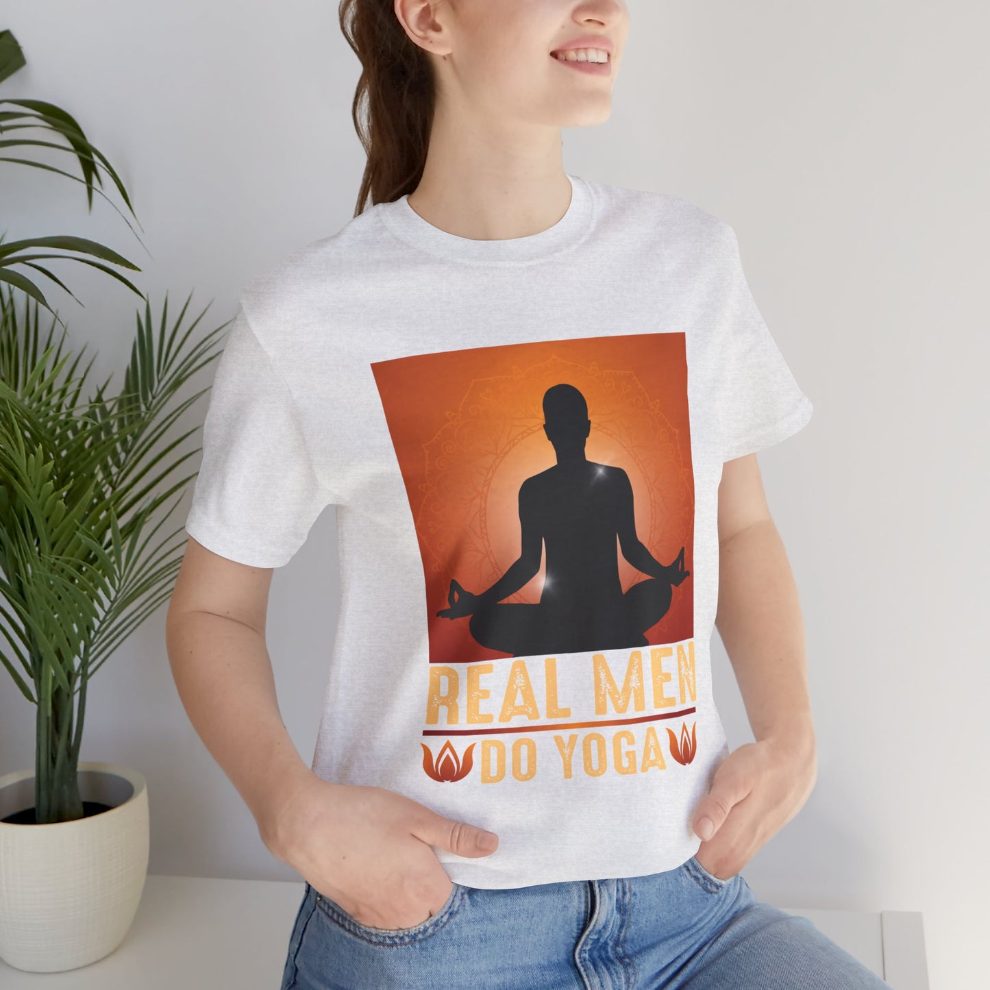 Real Men Do Yoga - Unisex Jersey Short Sleeve Tee