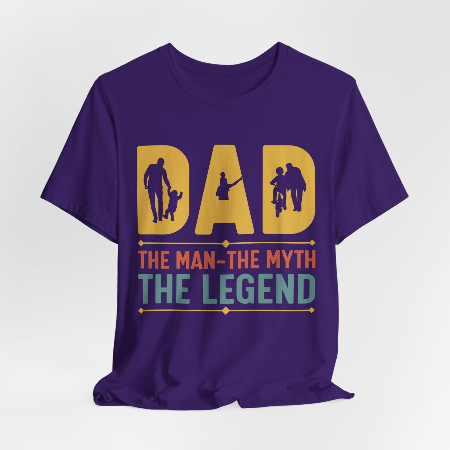 Dad, The Man, The Myth, The Legend - Unisex Jersey Short Sleeve Tee - 13728