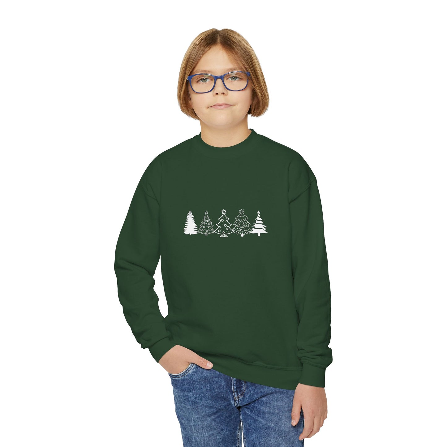 Christmas Trees - Youth Crewneck Sweatshirt