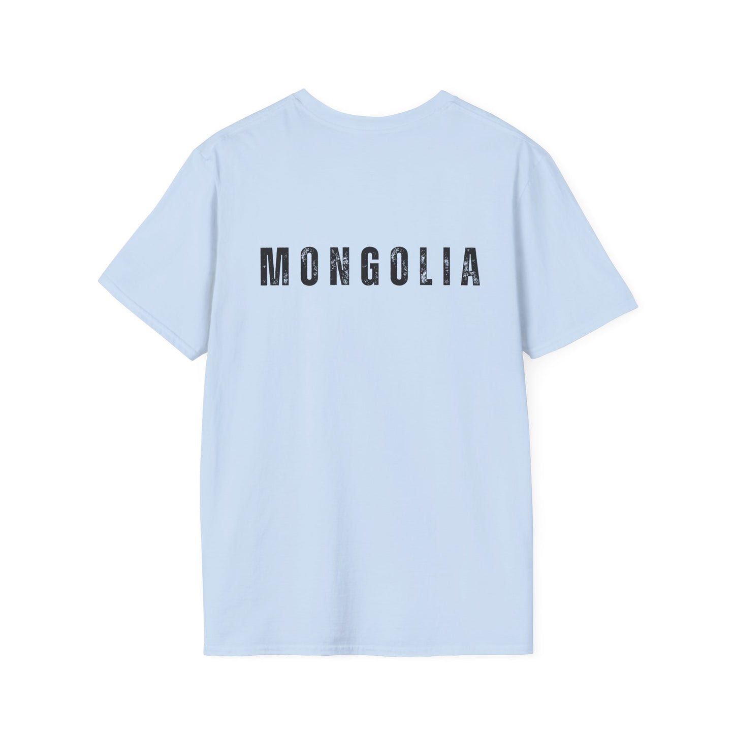 Endless Blue Horizon, Mongolia - Unisex Softstyle T-Shirt - 10344