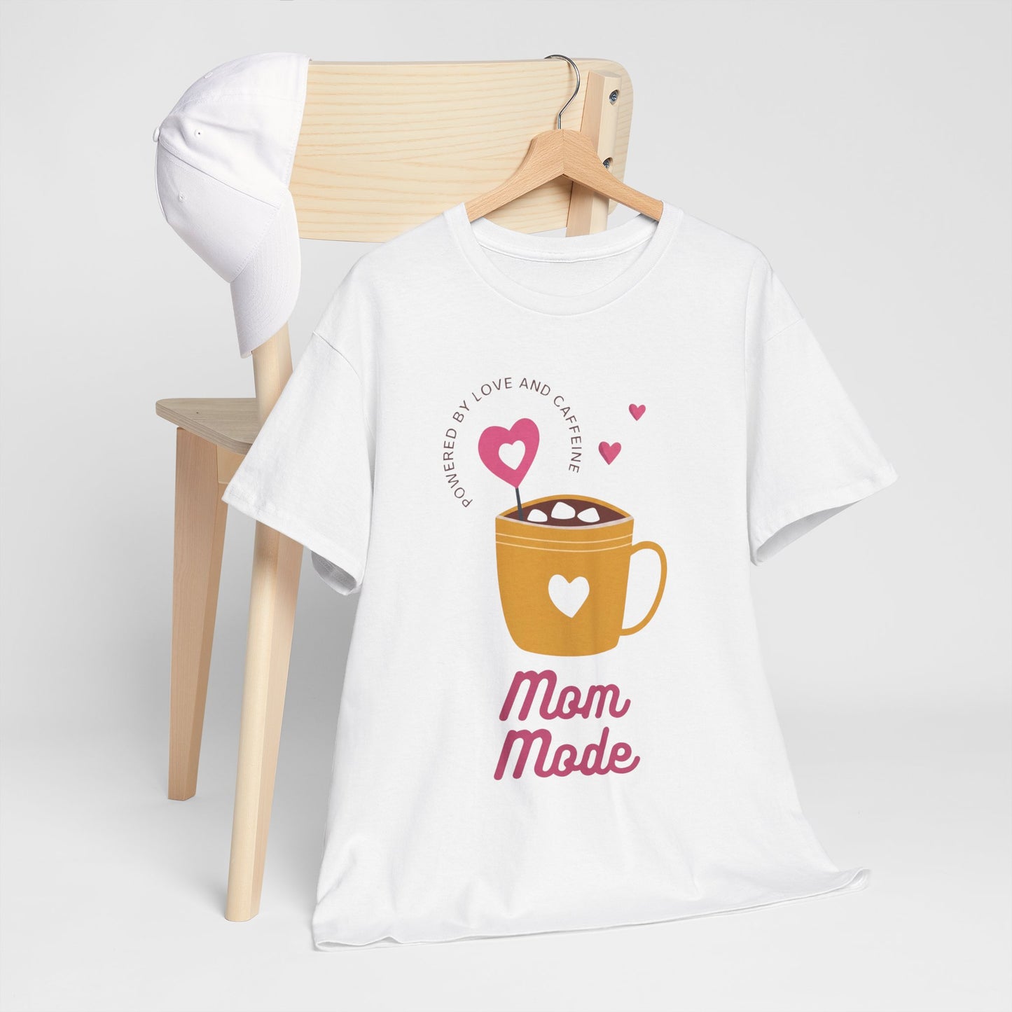 Mom Mode T‑Shirt – Cute Coffee Mug Graphic Tee for Moms (Mom Mode) - 14880