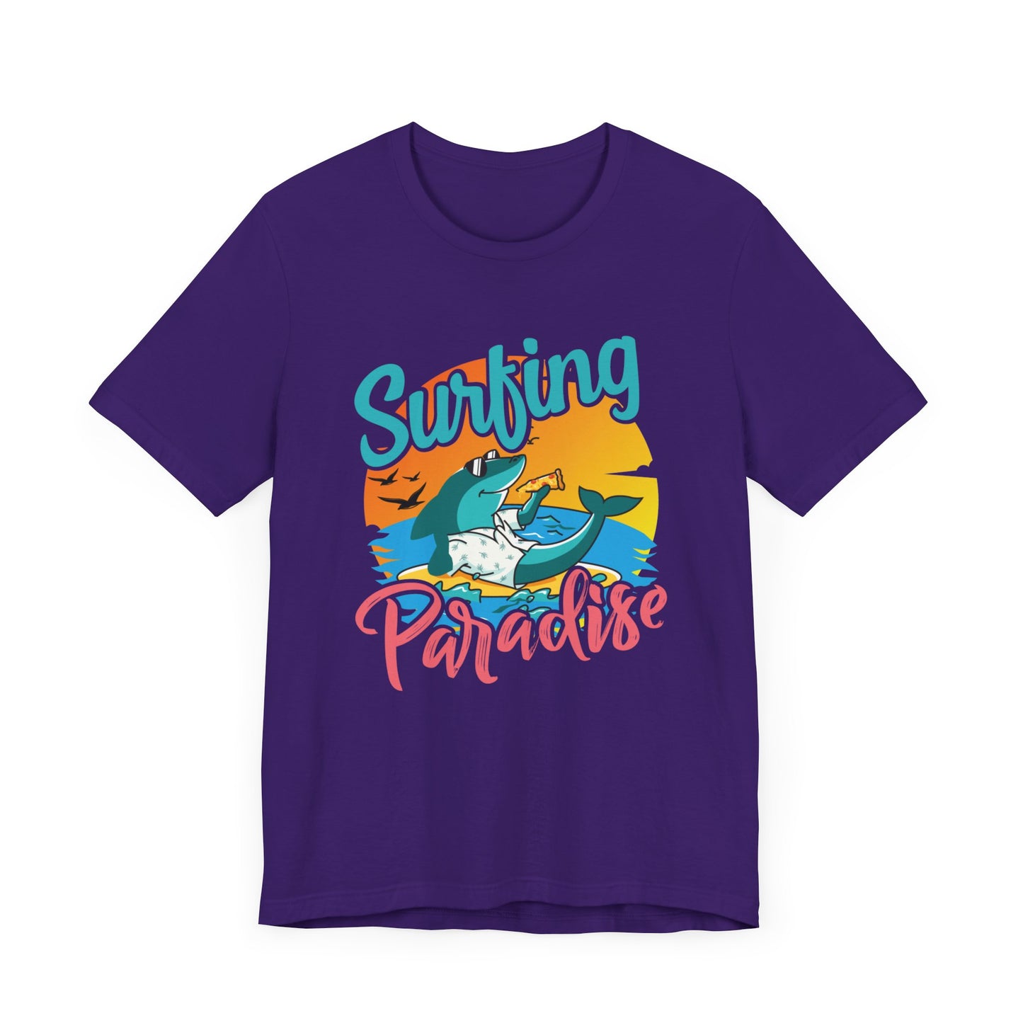 Surfing Paradise - Unisex Jersey Short Sleeve Tee - 13092