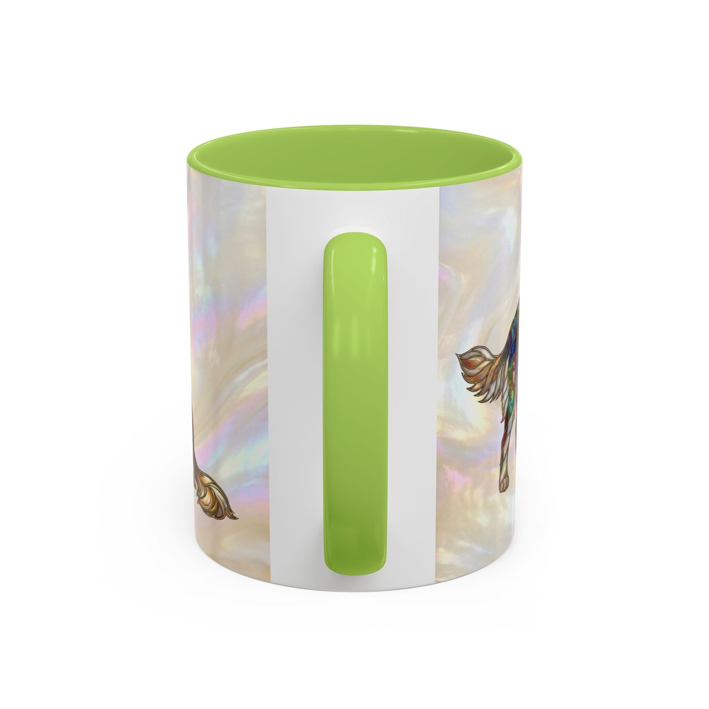 Personalized Golden Retriever Coffee Mug - Stained Glass Design 11/15oz - 14534