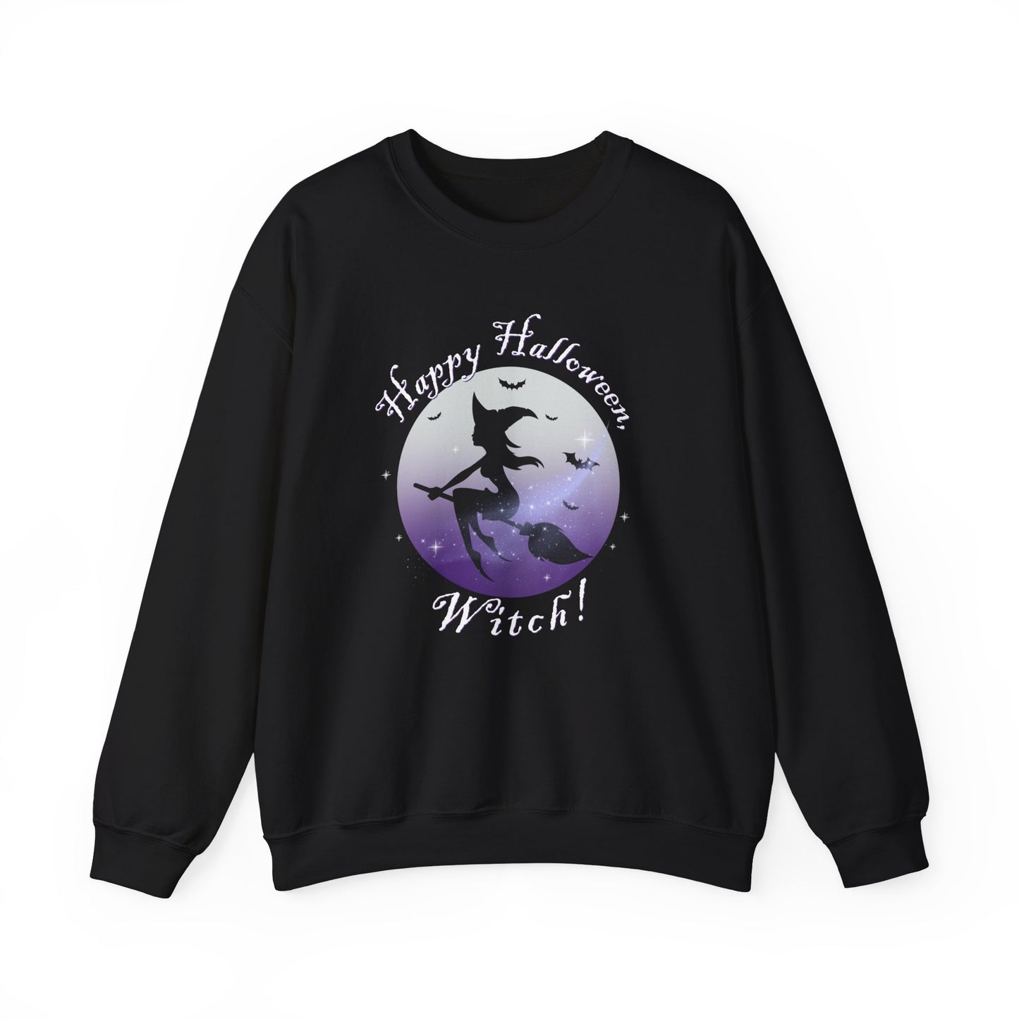 Happy Halloween, Witch! - Unisex Heavy Blend™ Crewneck Sweatshirt