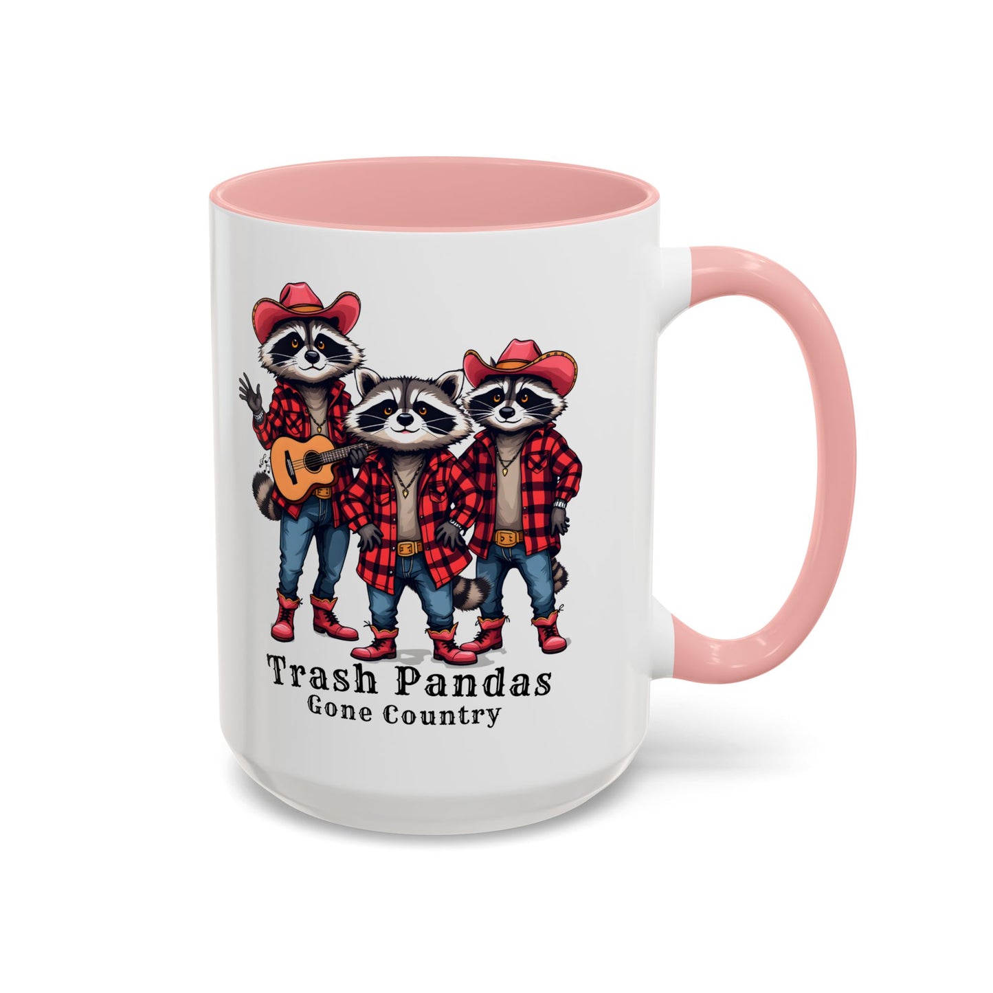 Trash Pandas Gone Country Mug – Funny Raccoon Band Coffee Mug Gift - 14860