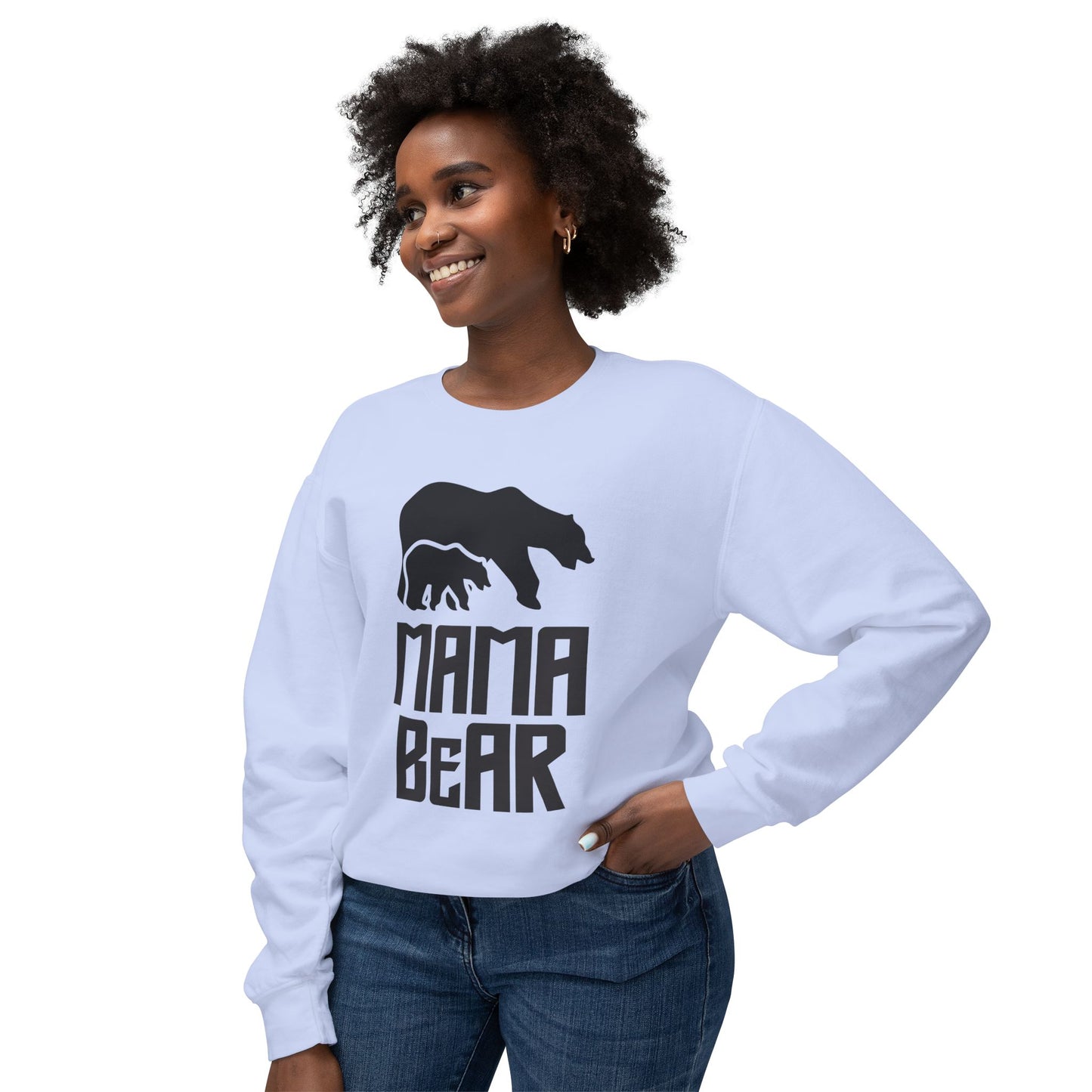 Mama Bear - Unisex Lightweight Crewneck Sweatshirt - 11666