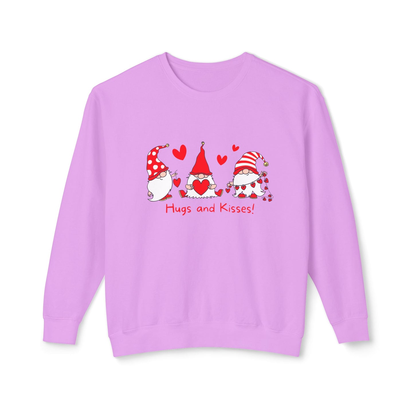Hugs & Kisses - Unisex Lightweight Crewneck Sweatshirt - 11383