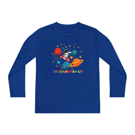 Our Solar Family!  - Youth Long Sleeve Competitor Tee - 11160