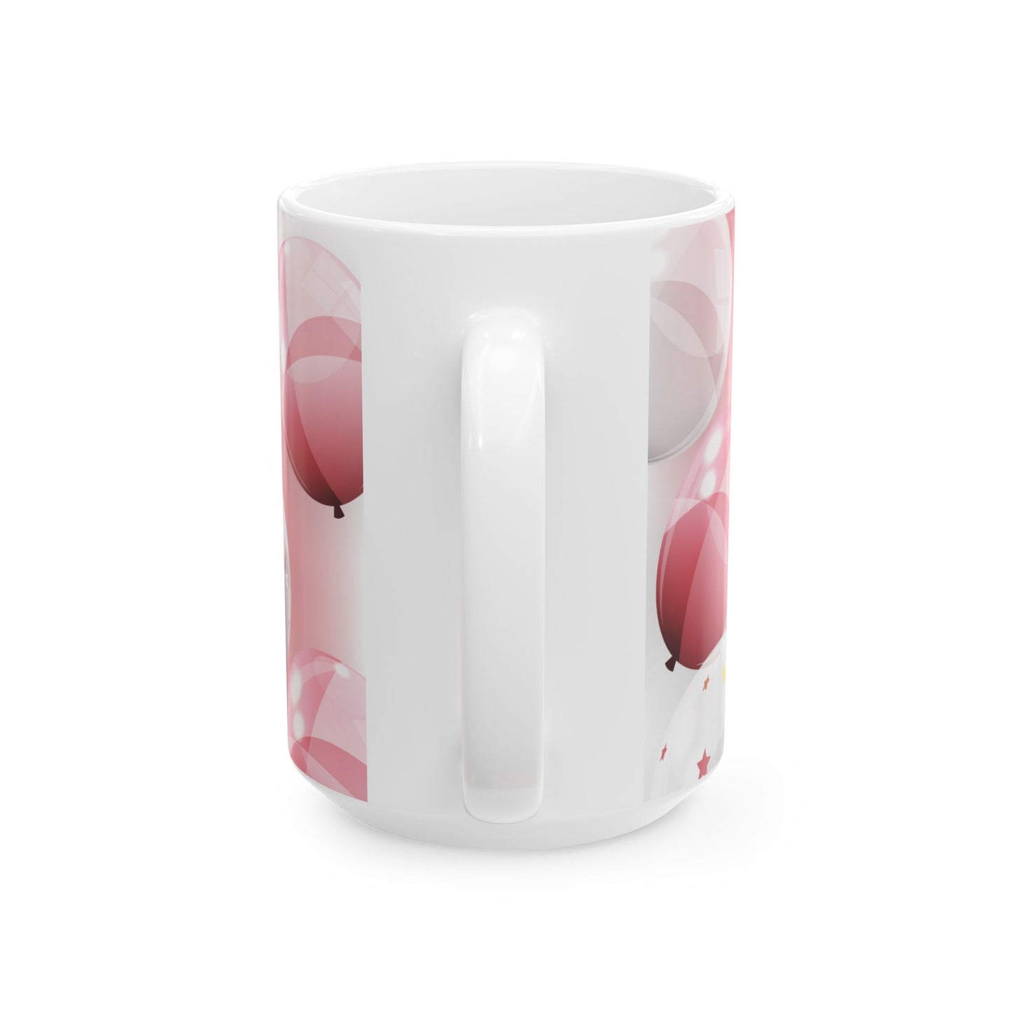 Happy Birthday Ceramic Mug, Gift for Her, Celebration Coffee Cup, Birthday Presents, Cheerful Drinkware - 13984