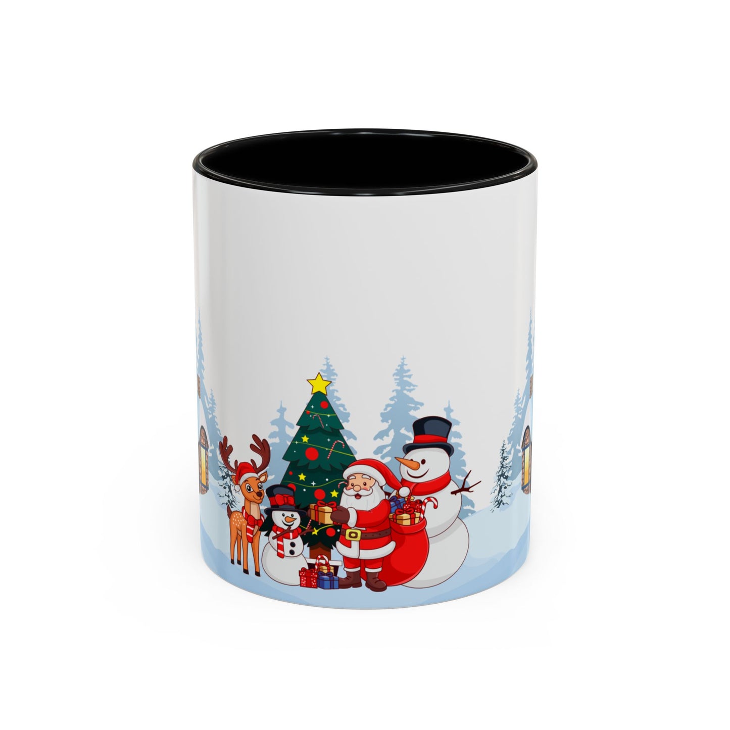 Outdoor Christmas Party - Accent Coffee Mug (11, 15oz) - 10454