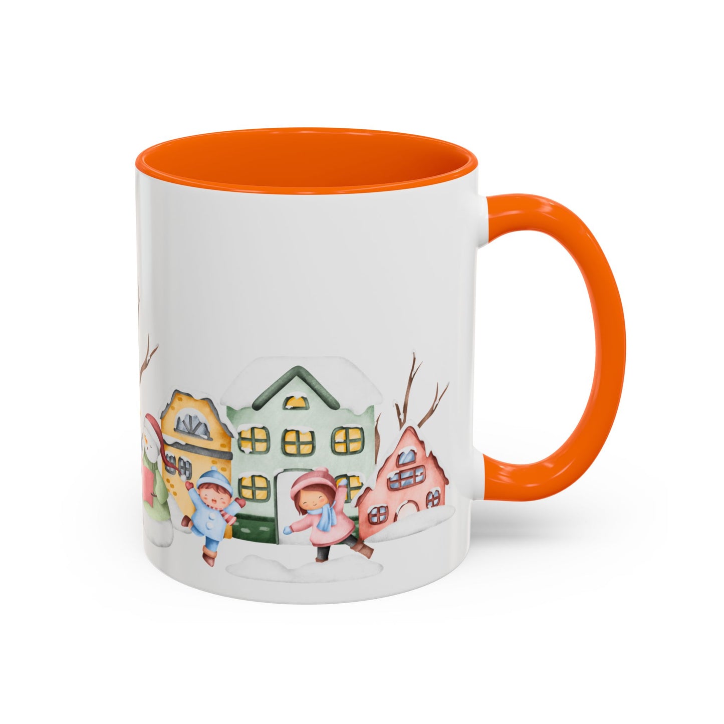 Winter Day, Outdoor - Accent Coffee Mug (11, 15oz) - 10455