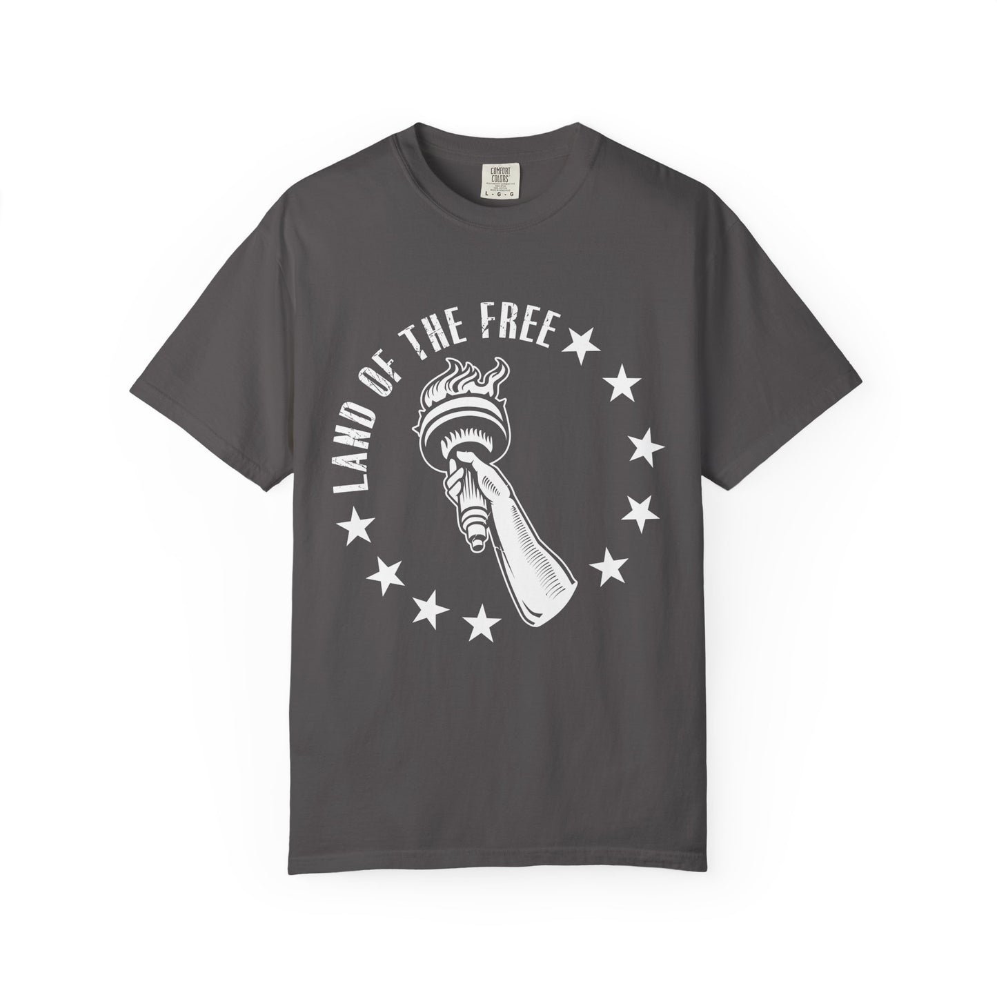 Land Of the Free Graphic T-Shirt, Casual Wear for Independence Day, Gift for Freedom Lovers, Unisex Tee for Everyday Style, Comfort and Style - 13640