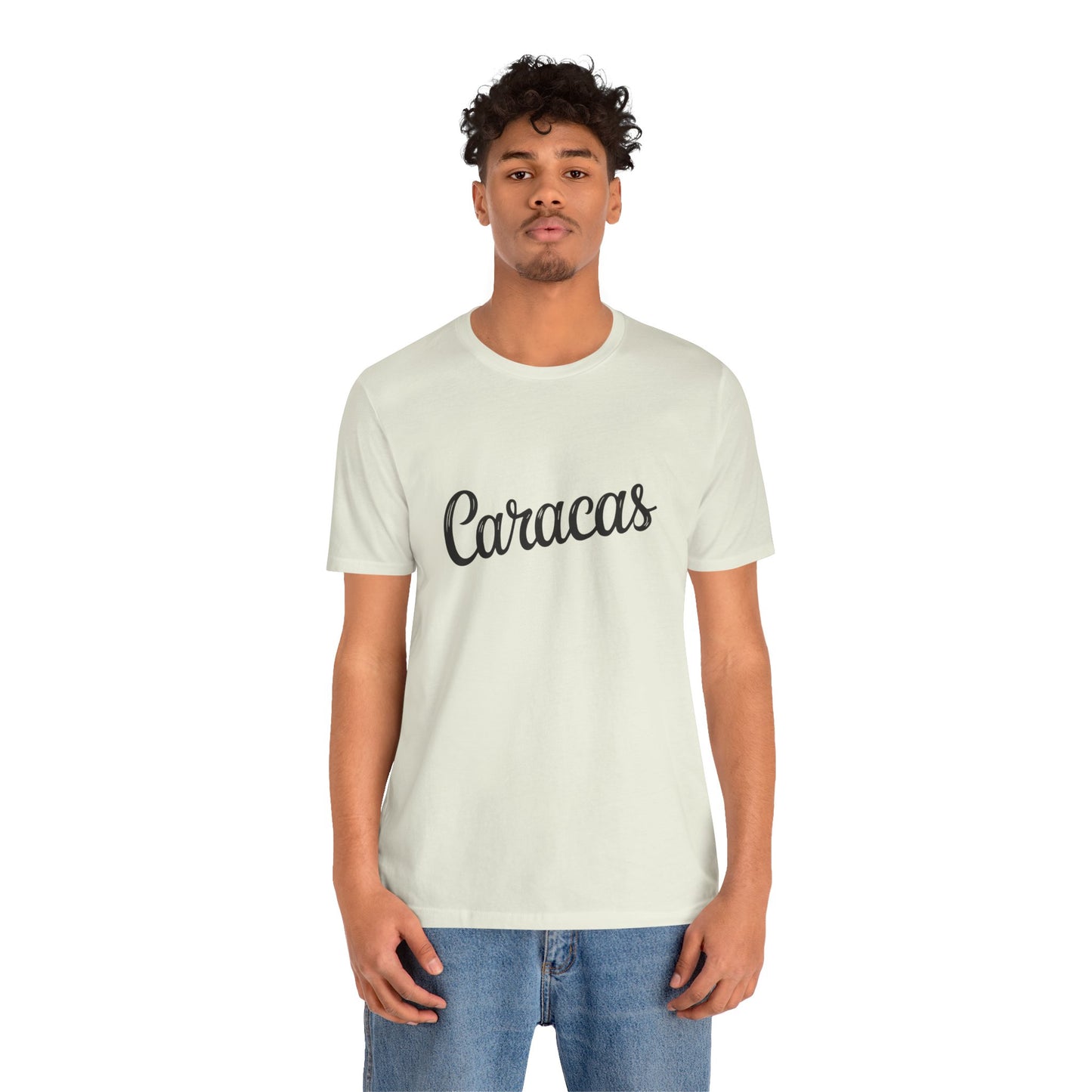 Caracas Unisex Jersey Short Sleeve Tee - Casual Graphic T-Shirt for Everyday Wear - 12270