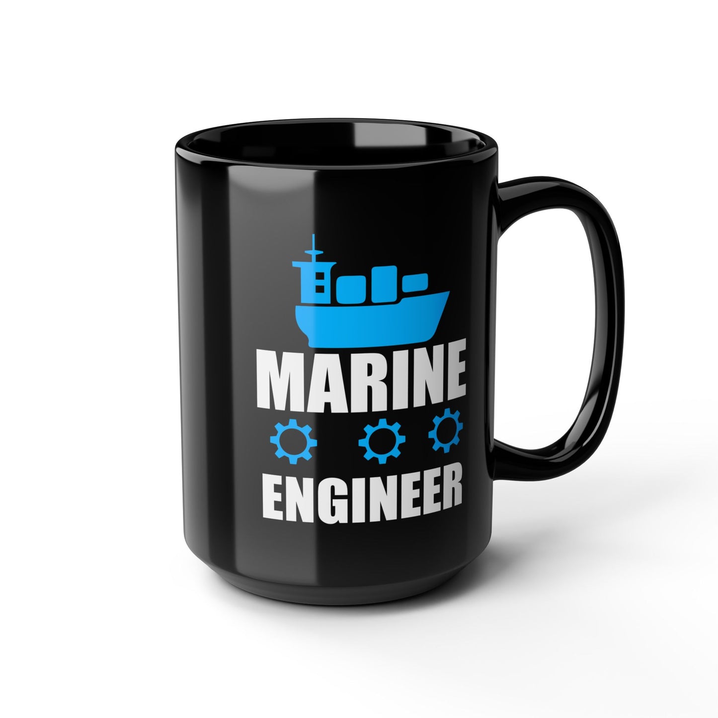 Marine Engineer - Black Mug (11oz, 15oz) - 13574