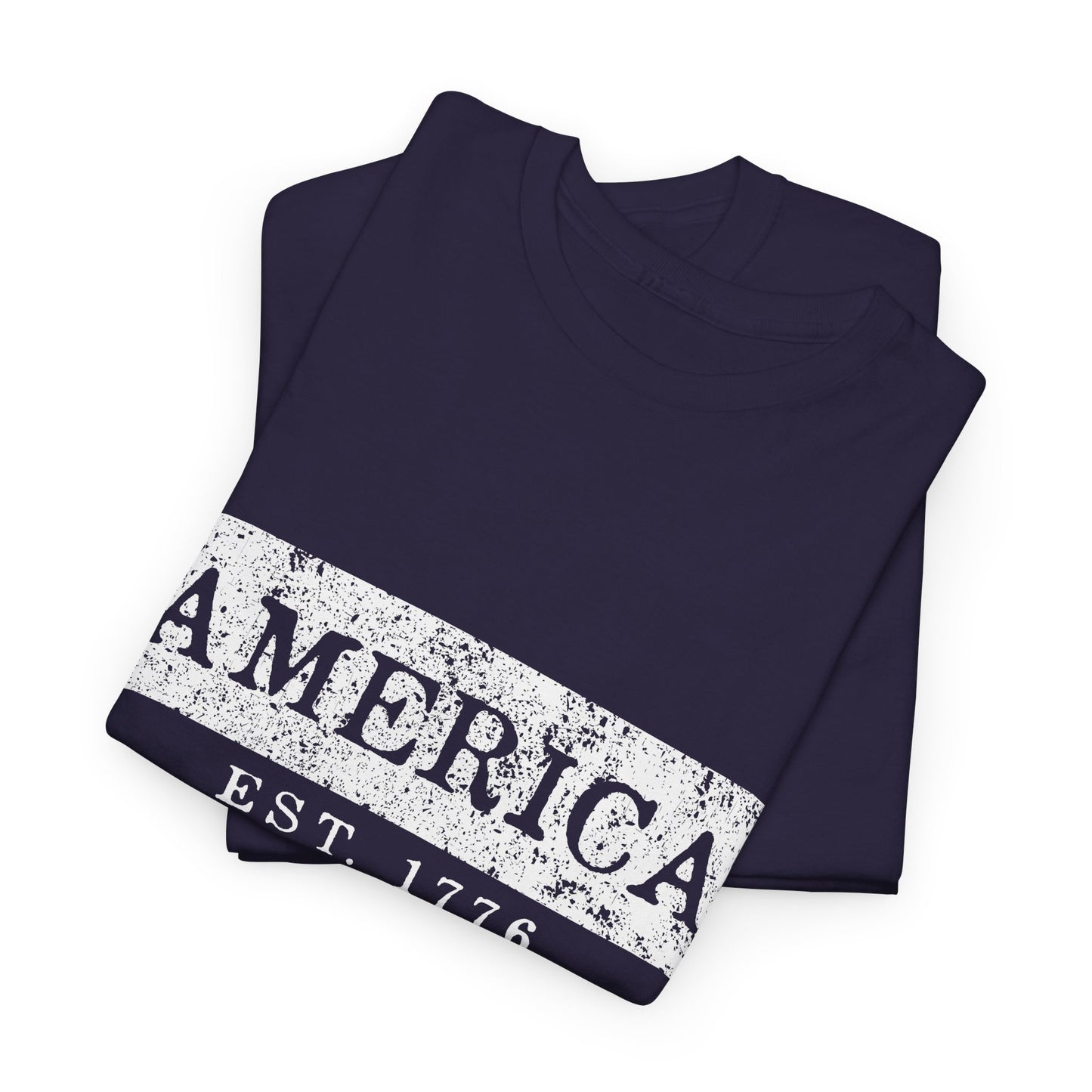 Patriotic Unisex Tee - America EST 1776, Vintage Style Shirt, Independence Day Gift, Casual Wear, Gifts for Him/Her - 13736