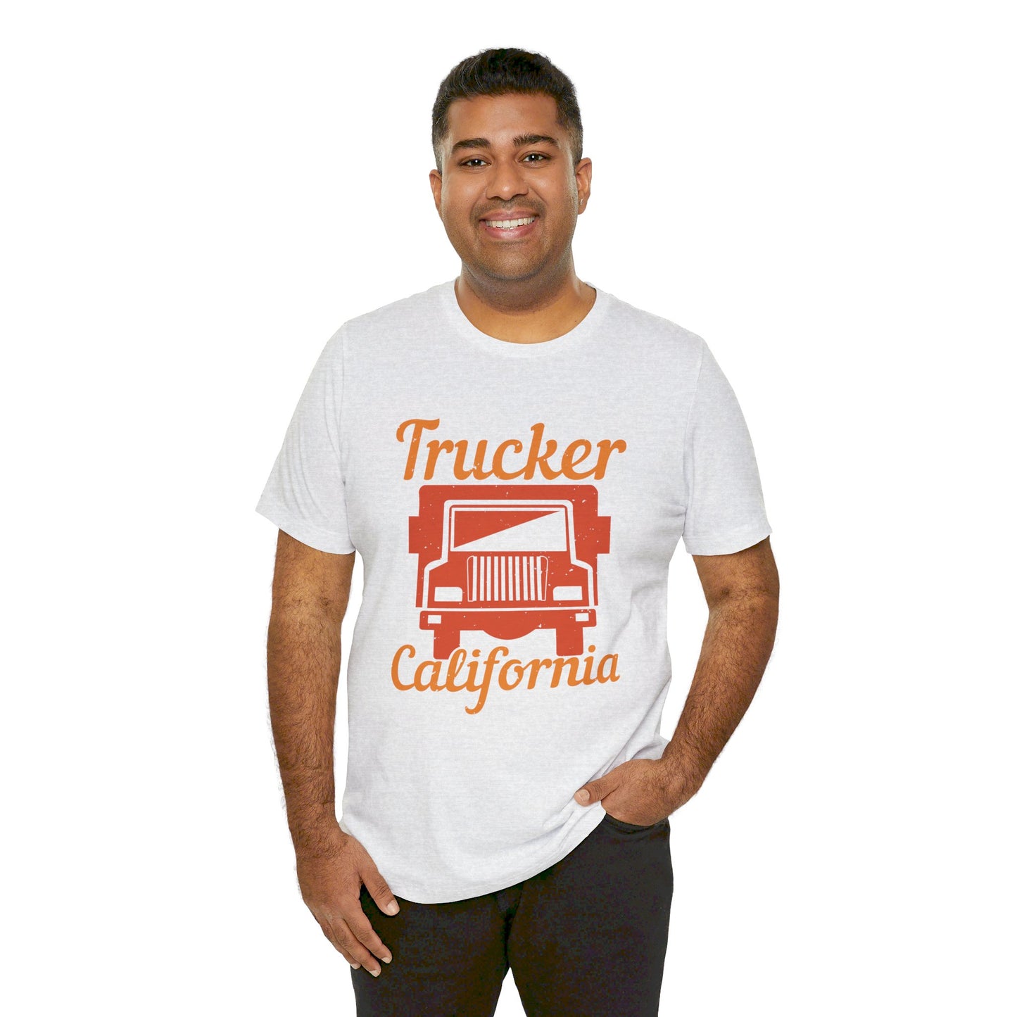 Trucker California - Unisex Jersey Short Sleeve Tee