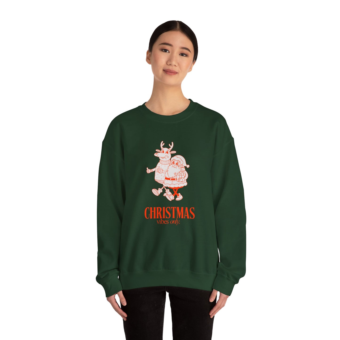 Christmas Vibes Only - Unisex Heavy Blend™ Crewneck Sweatshirt