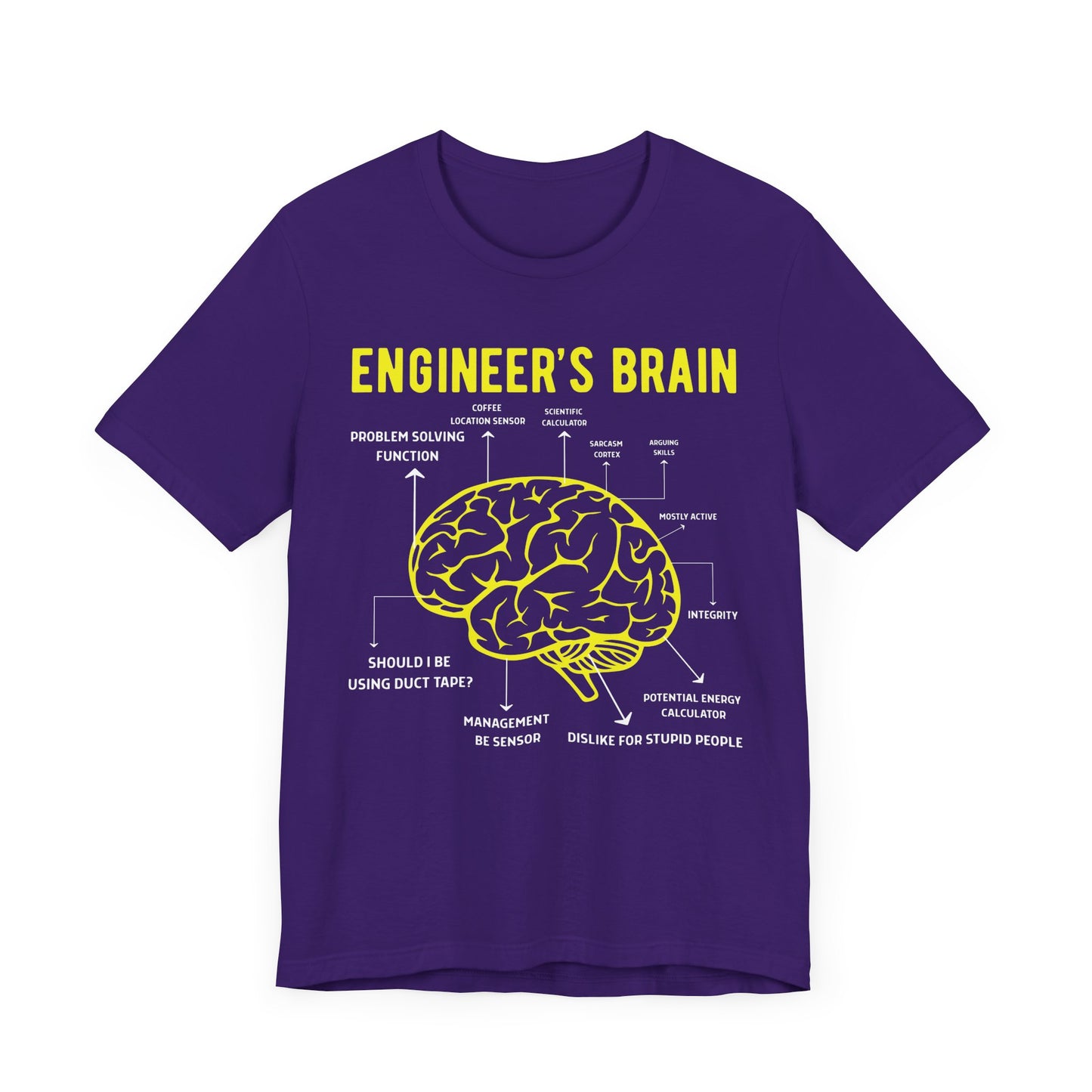 Engineer's Brain - Unisex Jersey Short Sleeve Tee - 13536
