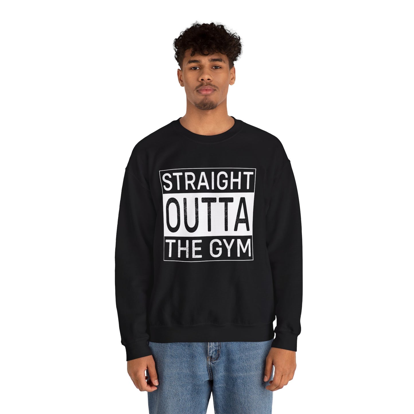 Straight Outta The Gym - Unisex Heavy Blend™ Crewneck Sweatshirt