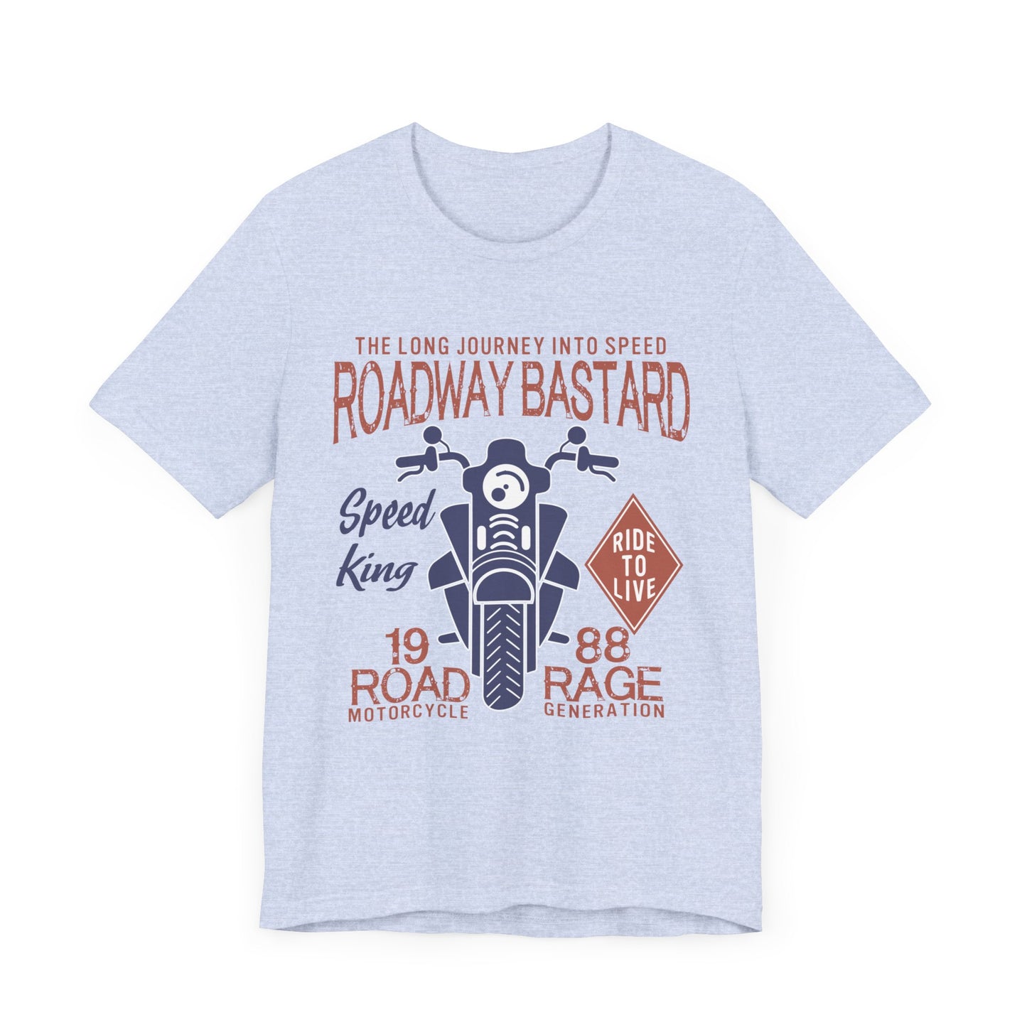 Roadway Bastard - Unisex Jersey Short Sleeve Tee