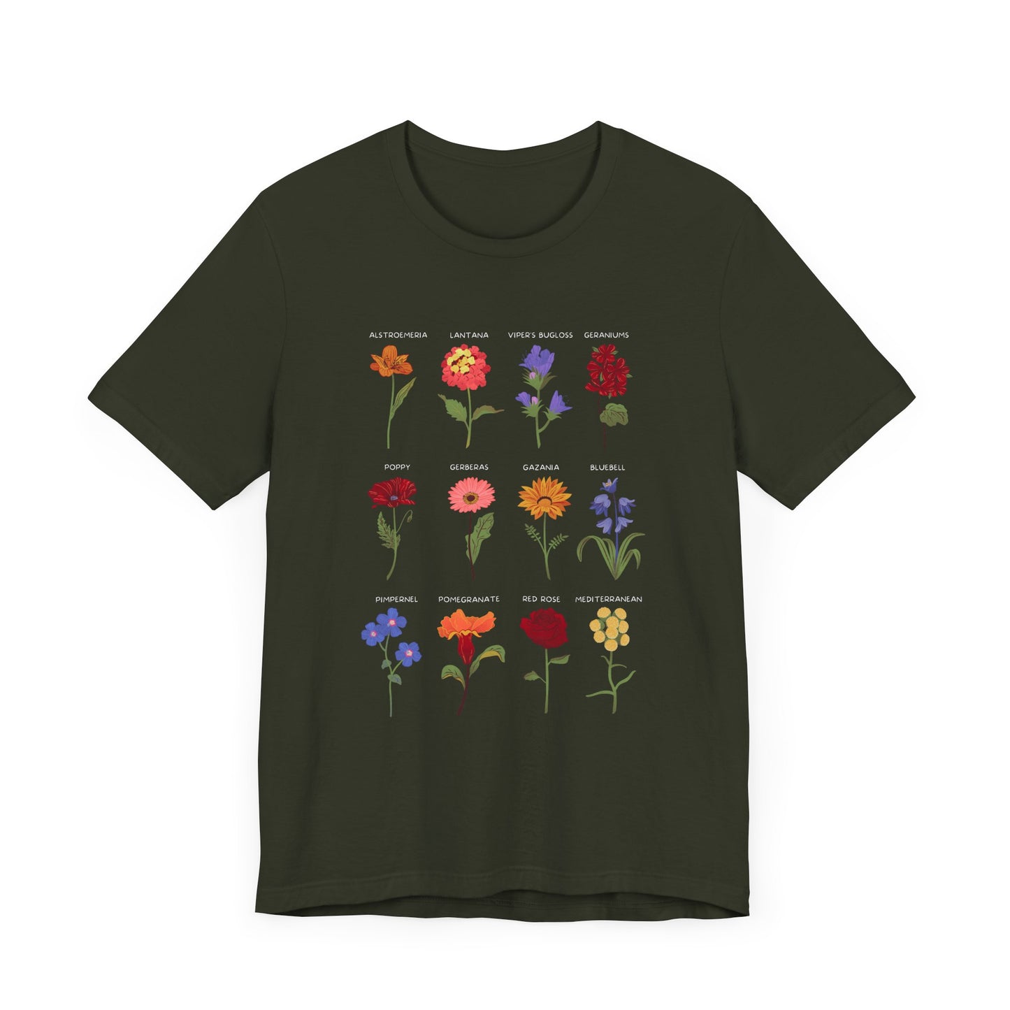 Summer Flowers - Unisex Jersey Short Sleeve Tee - 11568
