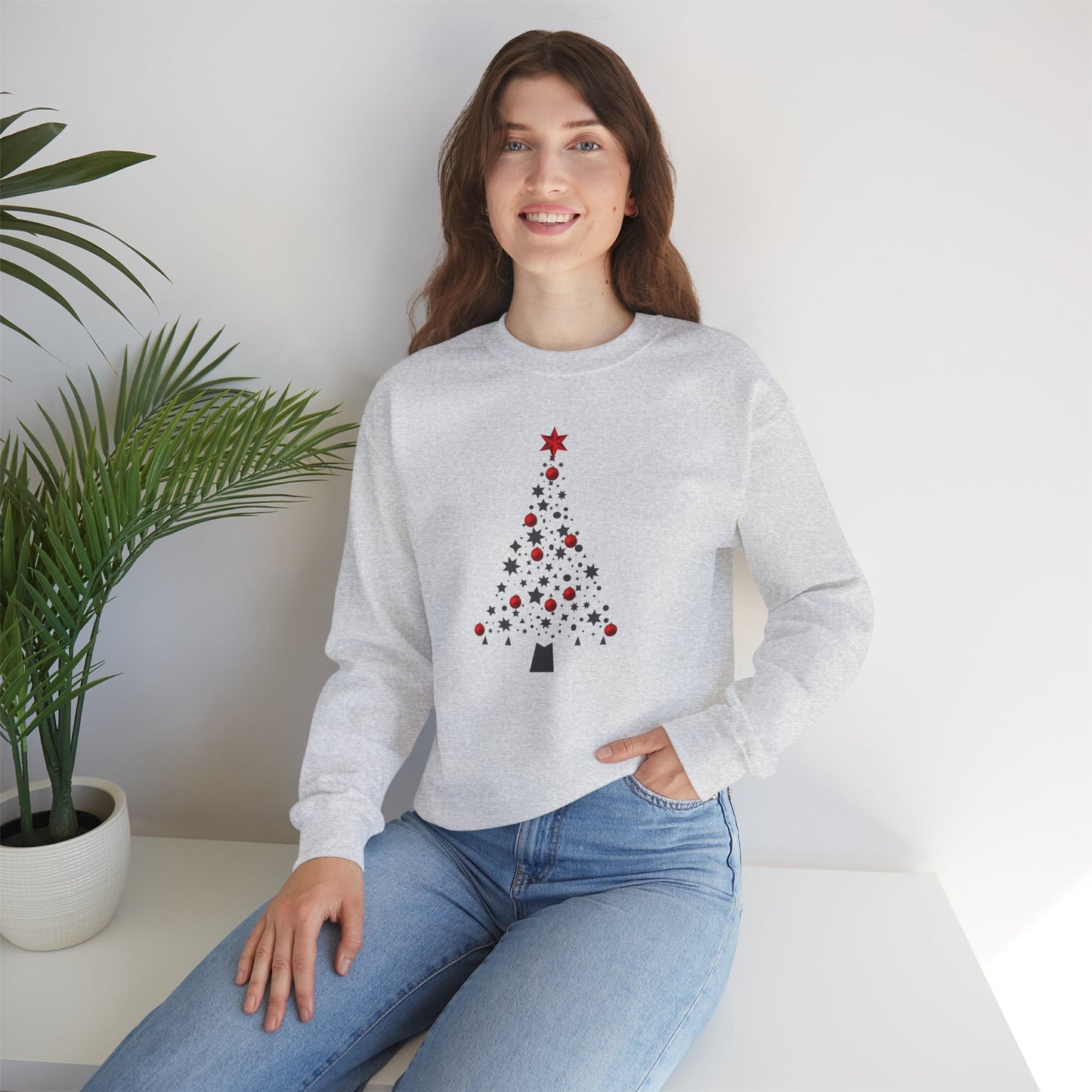 Christmas Tree - Unisex Heavy Blend™ Crewneck Sweatshirt