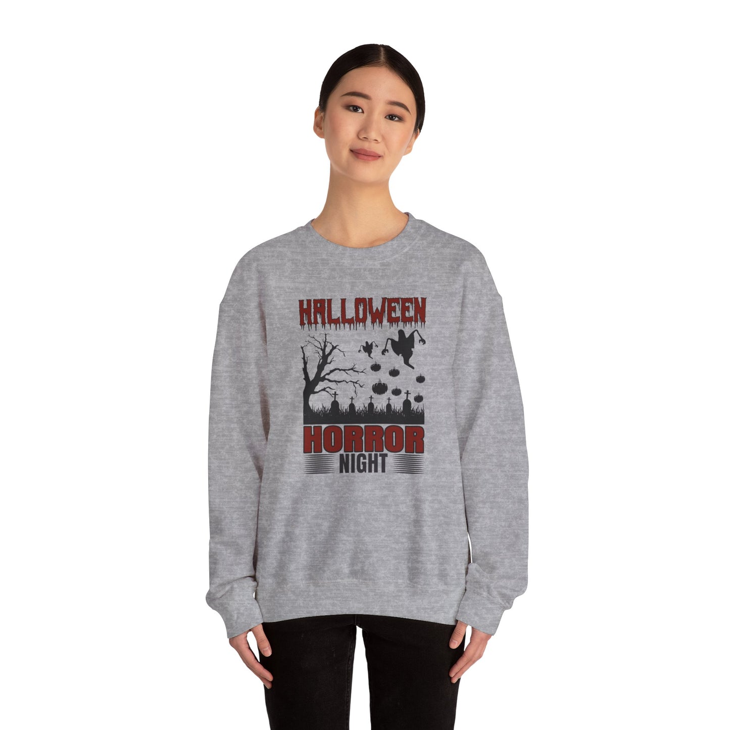 Halloween Horror Night - Unisex Heavy Blend™ Crewneck Sweatshirt