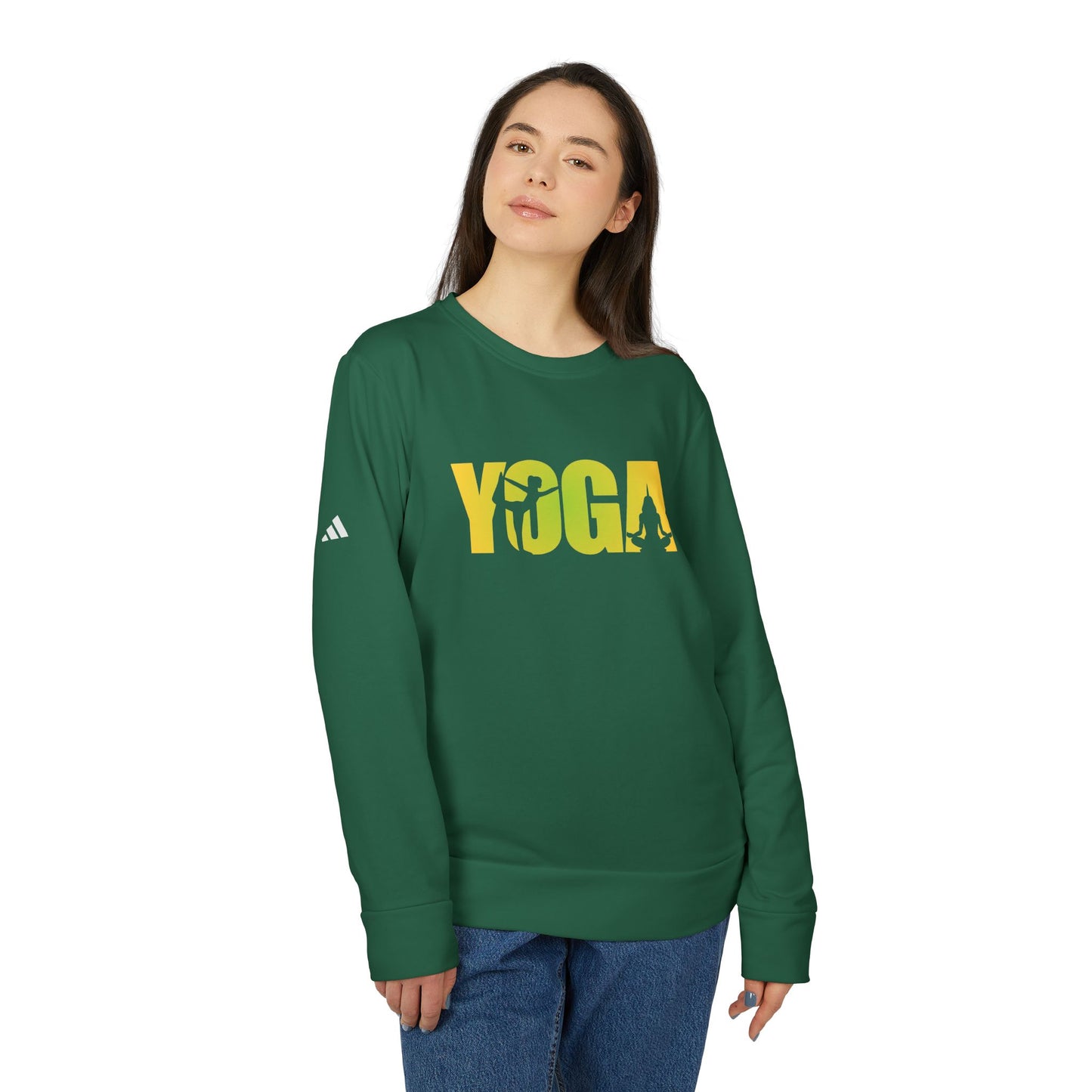 Yoga - Adidas Unisex Fleece Crewneck Sweatshirt