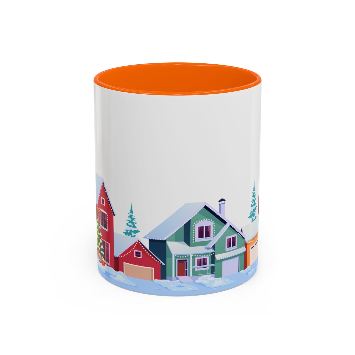 Winter Houses - Accent Coffee Mug (11, 15oz) - 10441