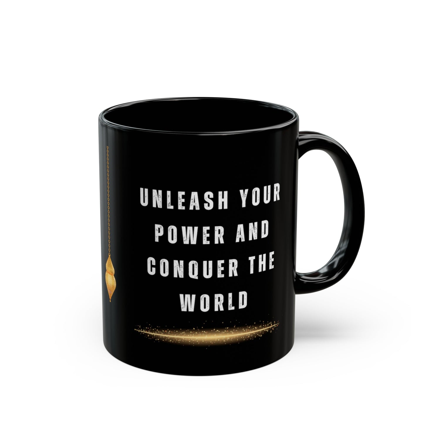 Born to Conquer Mongolia - Ceramic Black Mug (11oz, 15oz)