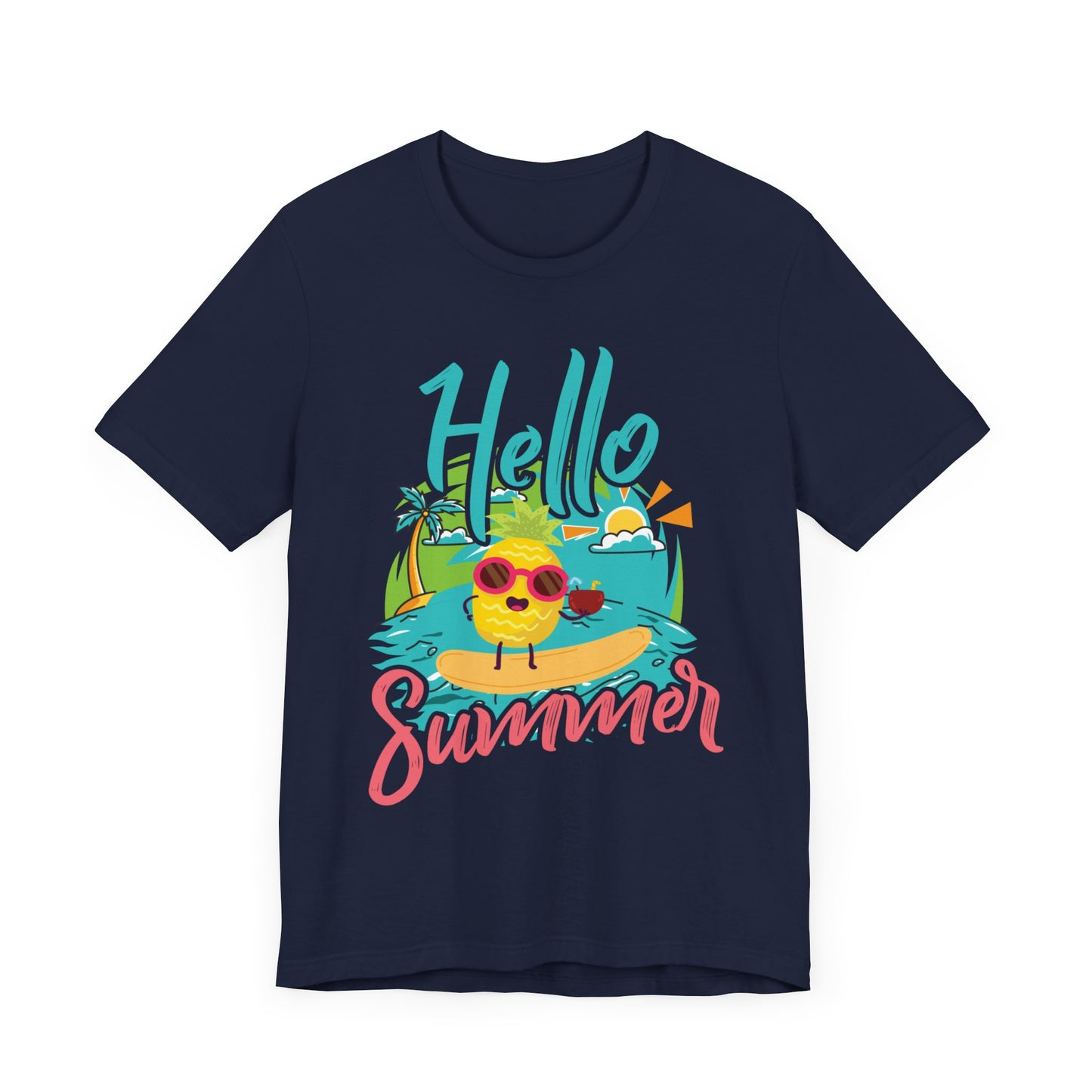 Hello Summer - Unisex Jersey Short Sleeve Tee - 13088