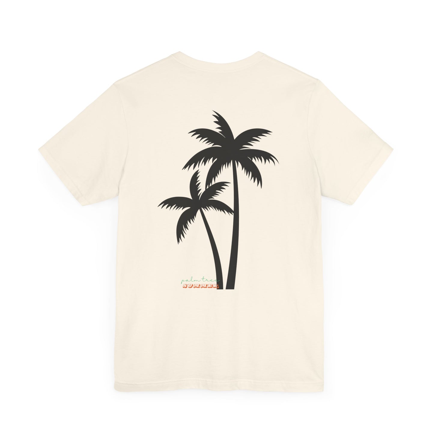 Summer, Palm Tree - Unisex Jersey Short Sleeve Tee