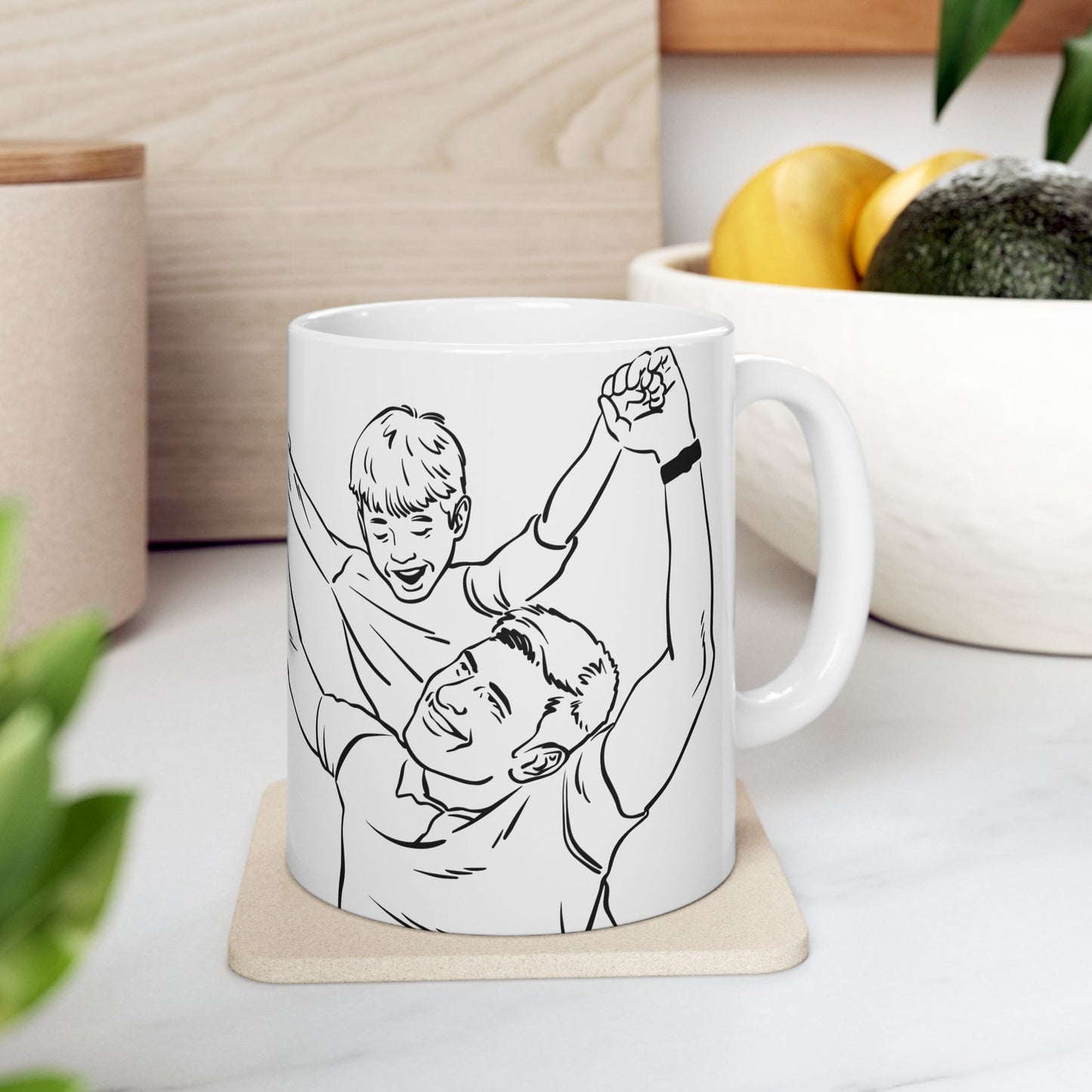 Happy Father's Day Ceramic Mug - 11oz & 15oz - 12894