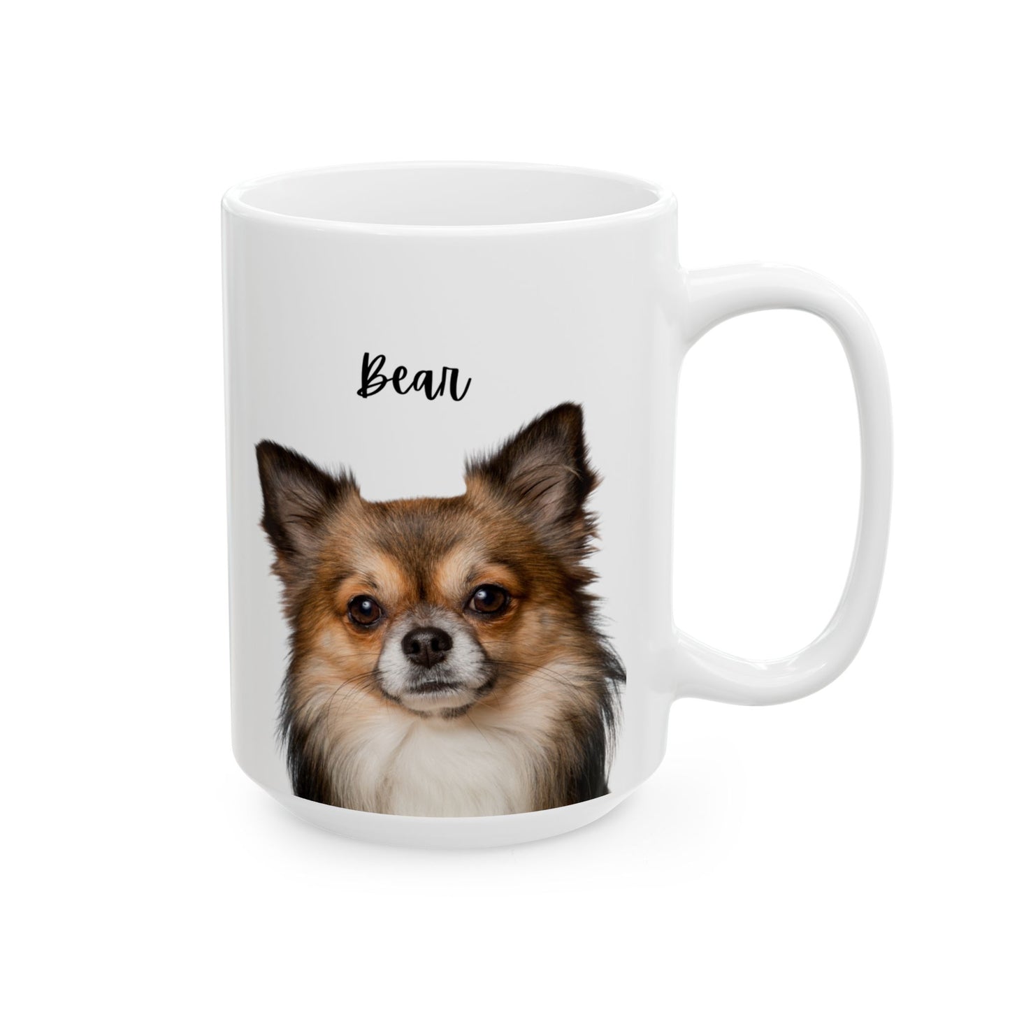 Personalised Dog Ceramic Mug - Perfect Gift for Pet Owners, 11oz or 15oz, Dog Themed Coffee Cup - 14173
