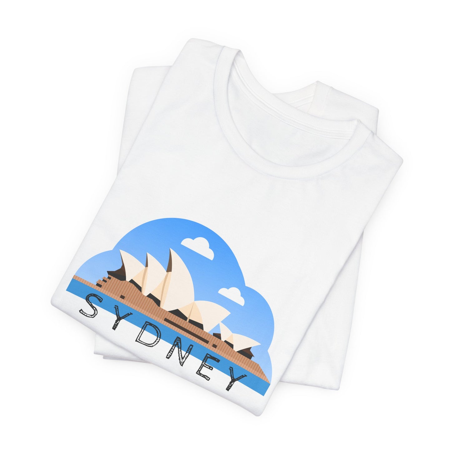 Sydney Graphic Unisex Jersey Tee - Coastal Vibes T-Shirt - 12044
