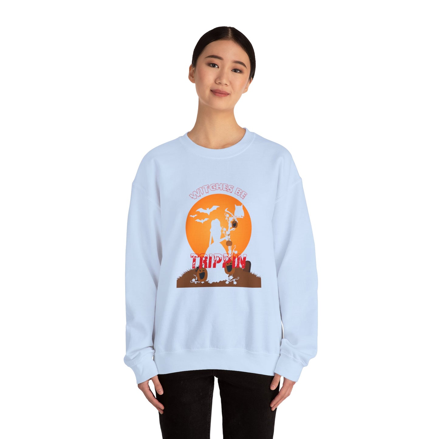 Witches Be Trippin - Unisex Heavy Blend™ Crewneck Sweatshirt