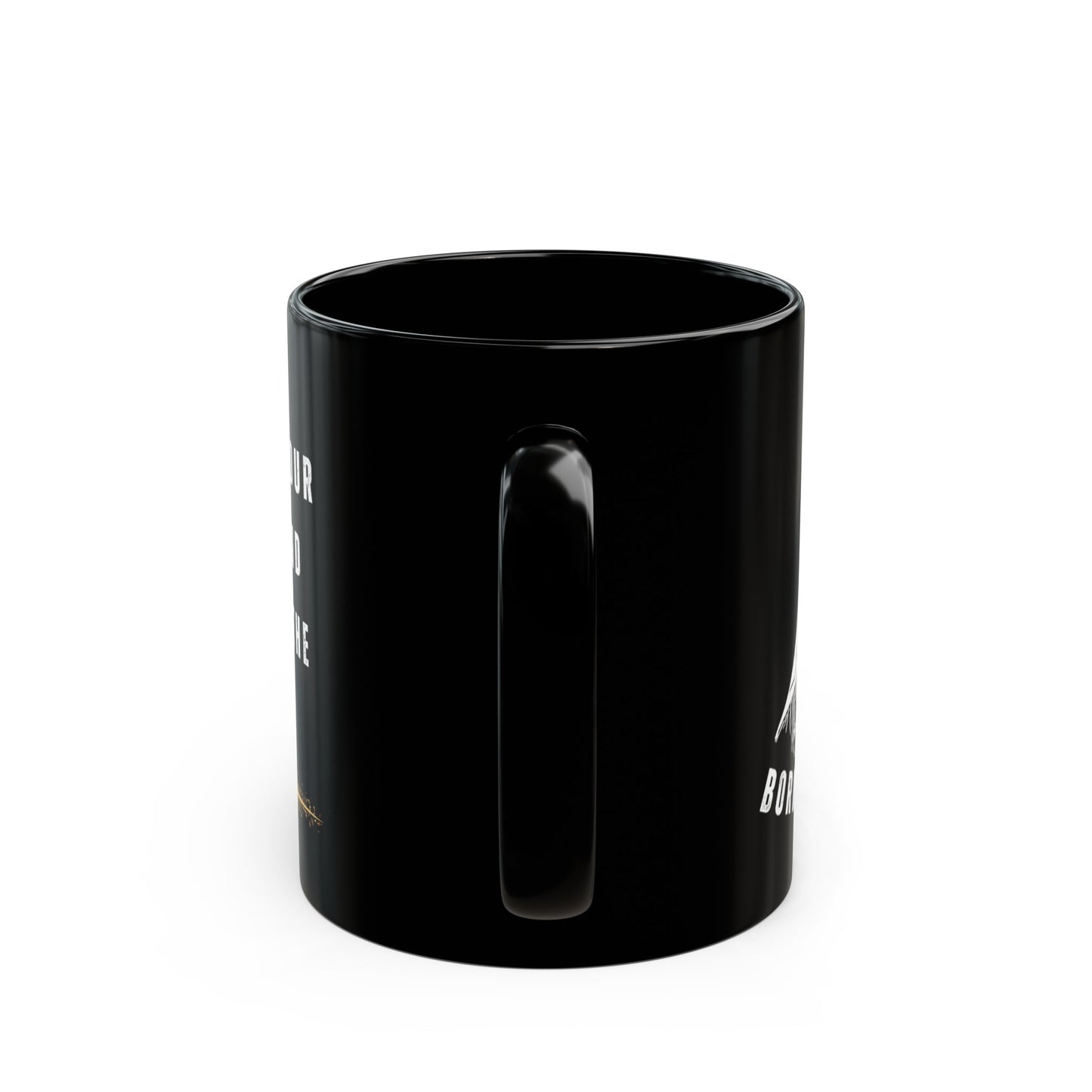 Born to Conquer Mongolia - Ceramic Black Mug (11oz, 15oz)