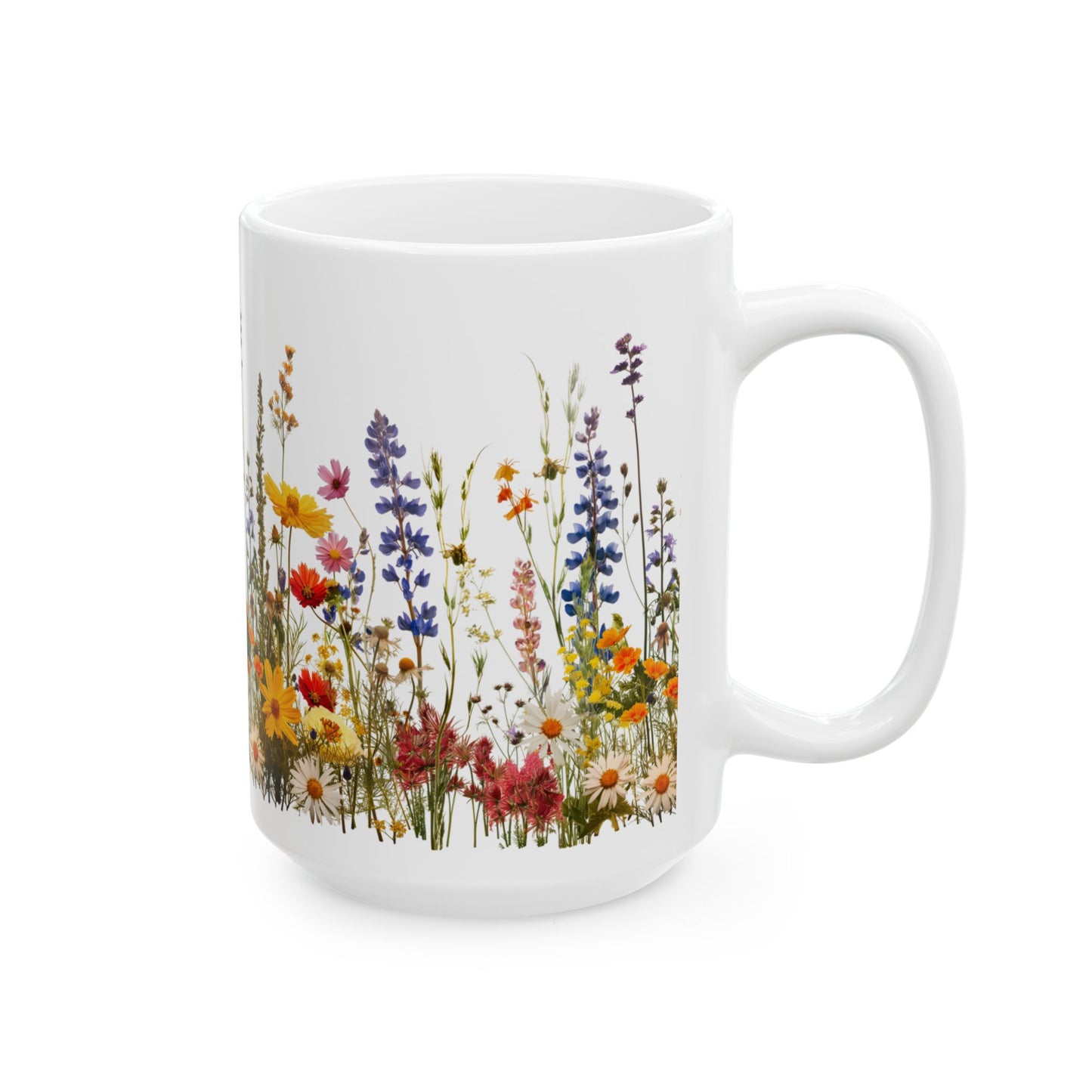 Wildflowers - Ceramic Mug, (11oz, 15oz) - 10445