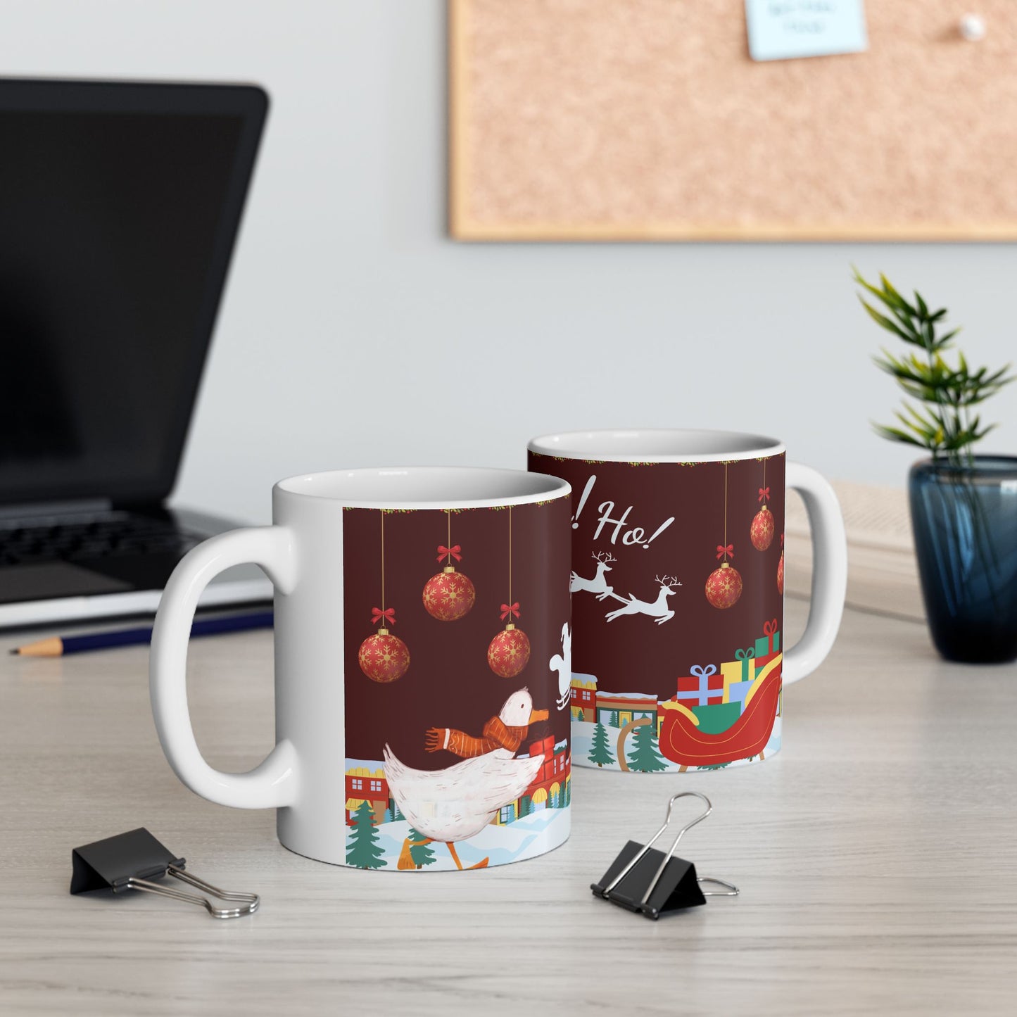 Christmas, Ho Ho Ho - Ceramic Mug, (11oz, 15oz) - 11072