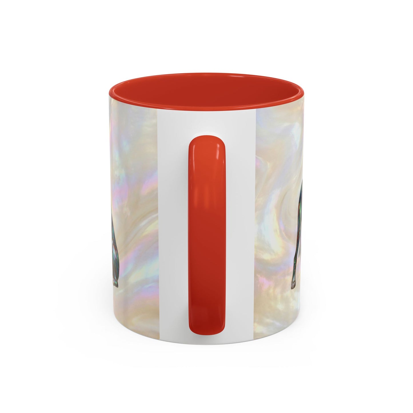 Personalized Great Dane Dog Mug — Stained Glass Design (11/15 oz) - 14550