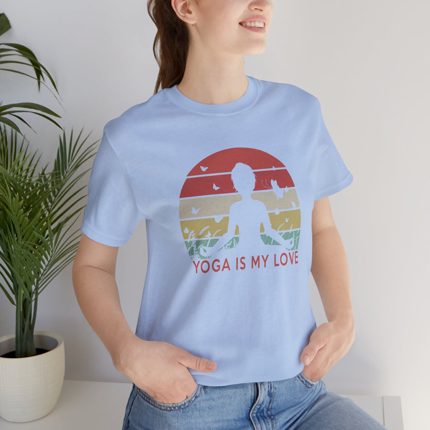 Yoga Is My Love - Unisex Jersey Short Sleeve Tee