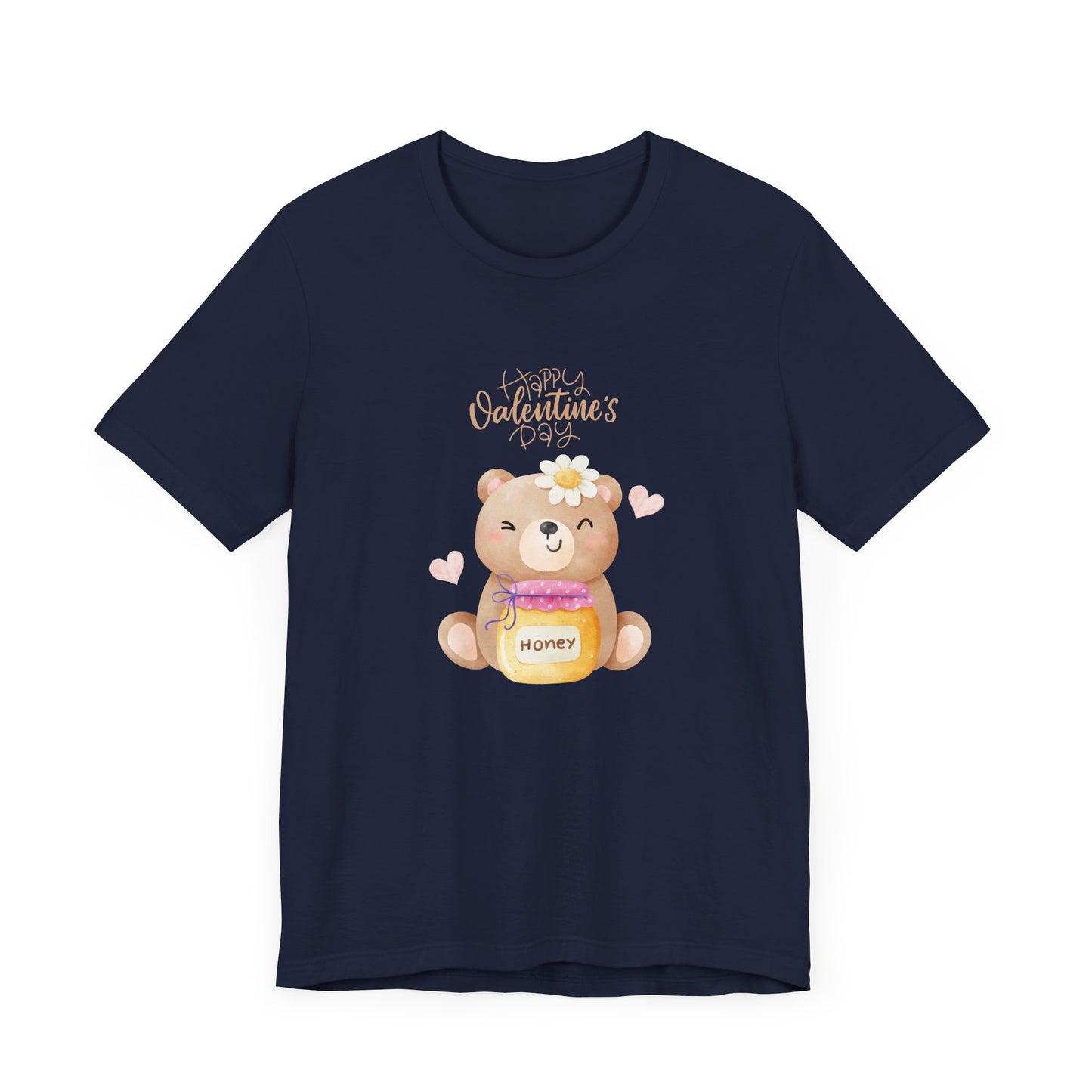 Baby Bear, Happy Valentine's Day - Unisex Jersey Short Sleeve Tee - 11522