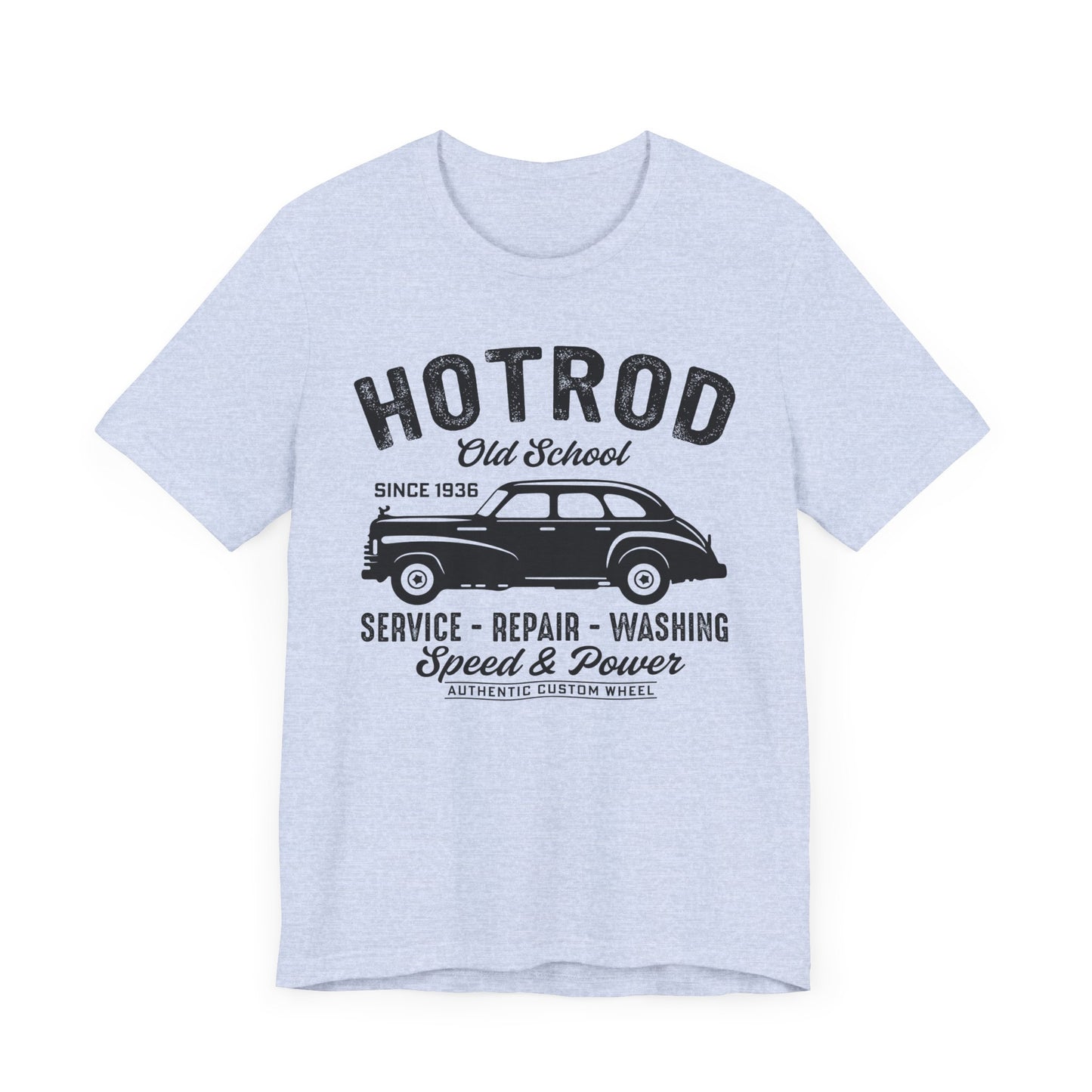 Hotrod, Old School - Unisex Jersey Short Sleeve Tee - 13035