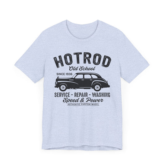 Hotrod, Old School - Unisex Jersey Short Sleeve Tee - 13035