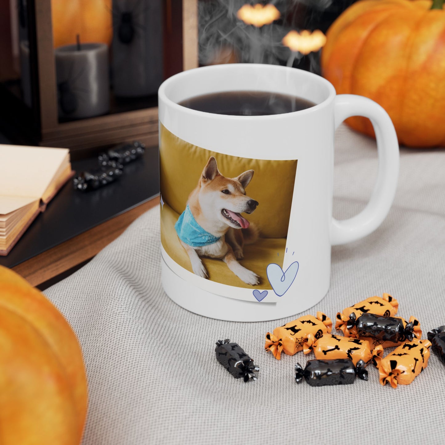 Personalized Pet Photo Mug, Dog Lover Gift, Customizable Coffee Cup, Animal Lover's Cup, Perfect for Birthdays, Pet Appreciation - 14162