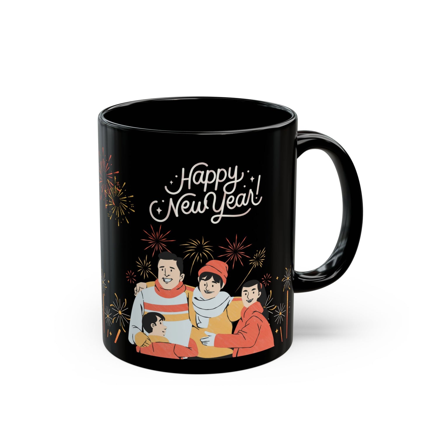 Welcome to The New Chapter, Happy New Year - Black Mug (11oz, 15oz) - 10892
