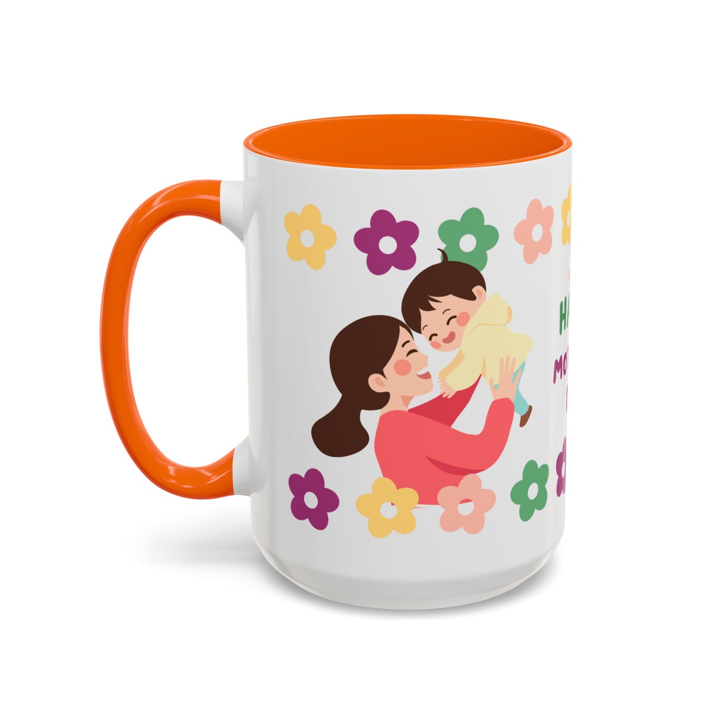 Happy Mother's Day Floral Accent Coffee Mug - 11/15oz - 12491
