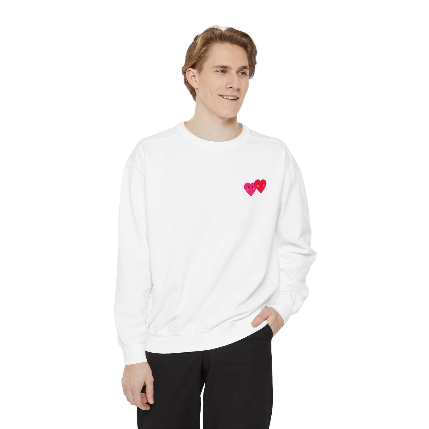 Happy Valentine's Day - Unisex Garment-Dyed Sweatshirt - 11426